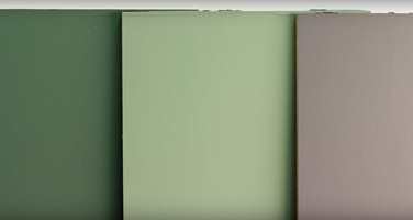 TEST: Ved å male oppstrøksprøver, kan du sammenligne farger og se hvordan de oppfører seg i rommet.