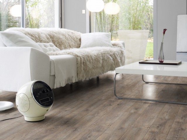 Naturtro vinylgulv med et klikk