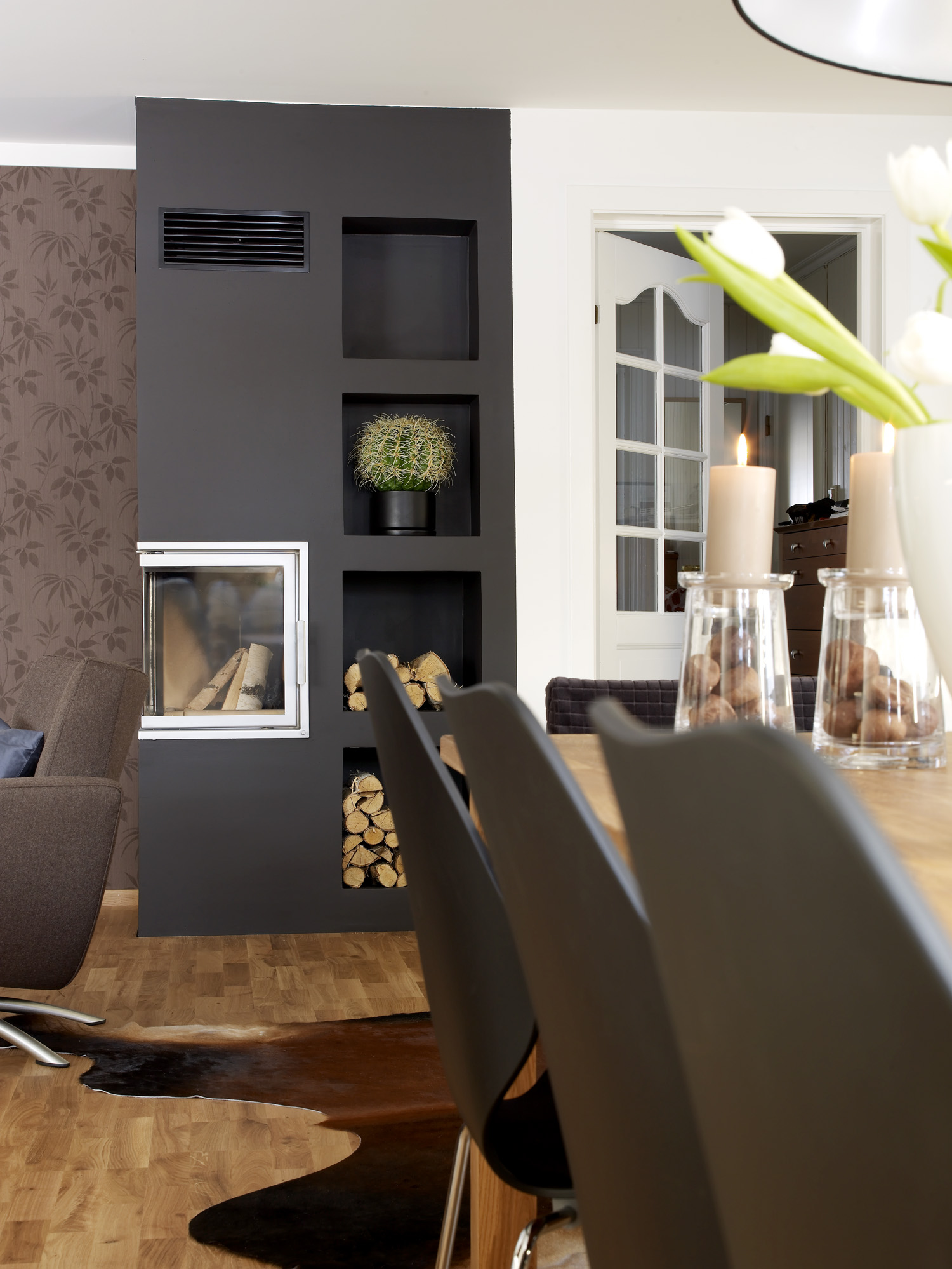 Fargesetting av peis