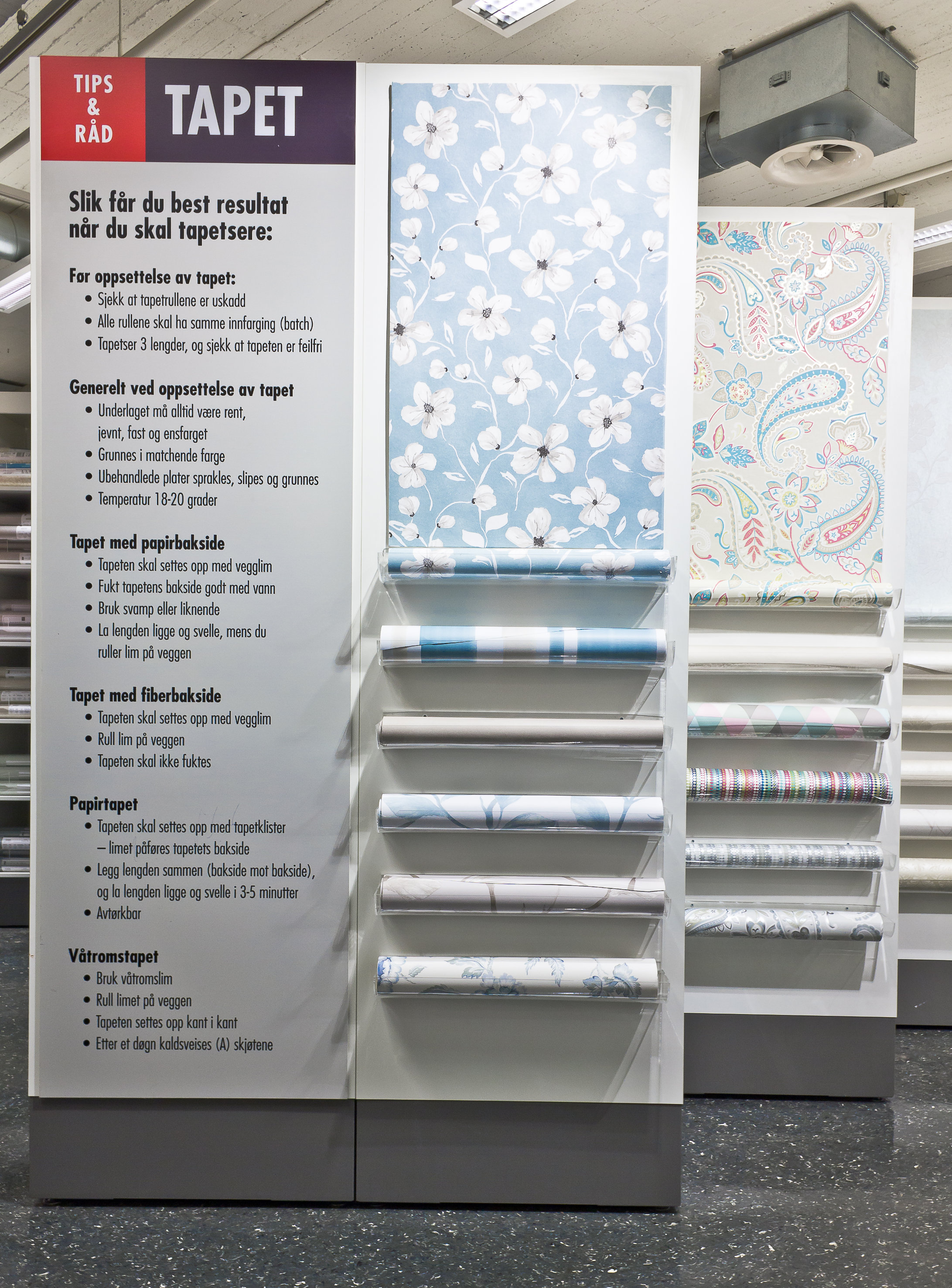 I hele byggevarebutikken i Ski er tapet en liten kategori. Men den er lønnsom.