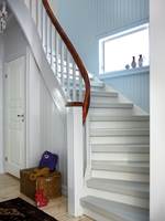 <b>SKLIFARE:</b> En malt trapp kan bli veldig glatt, spesielt om malingen er blank. (Foto: Frode Larsen/ifi.no)