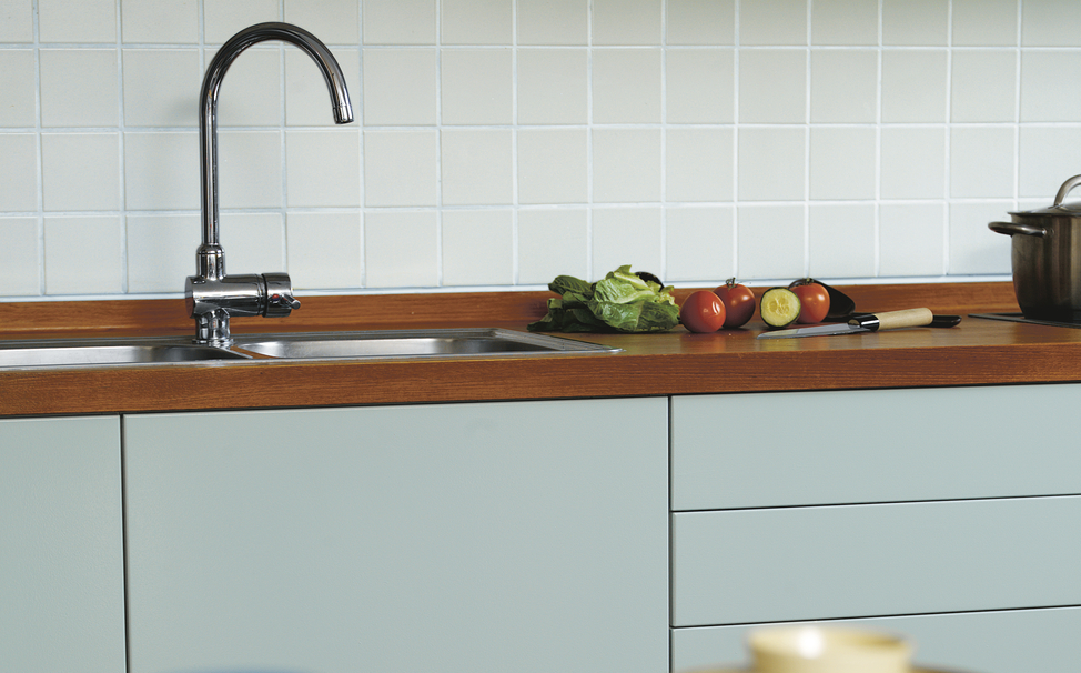 Moderne kjøkken - malte fronter