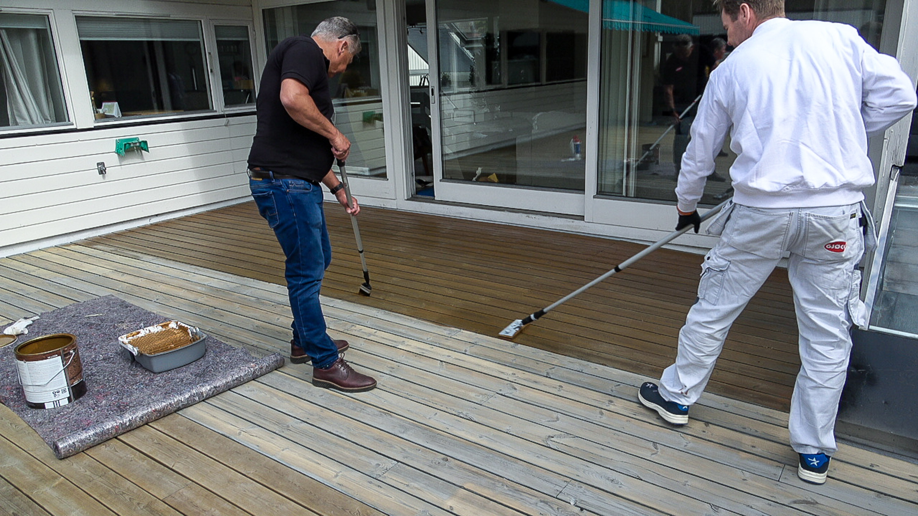 Slik beiser du terrassen med oljebasert terrassebeis