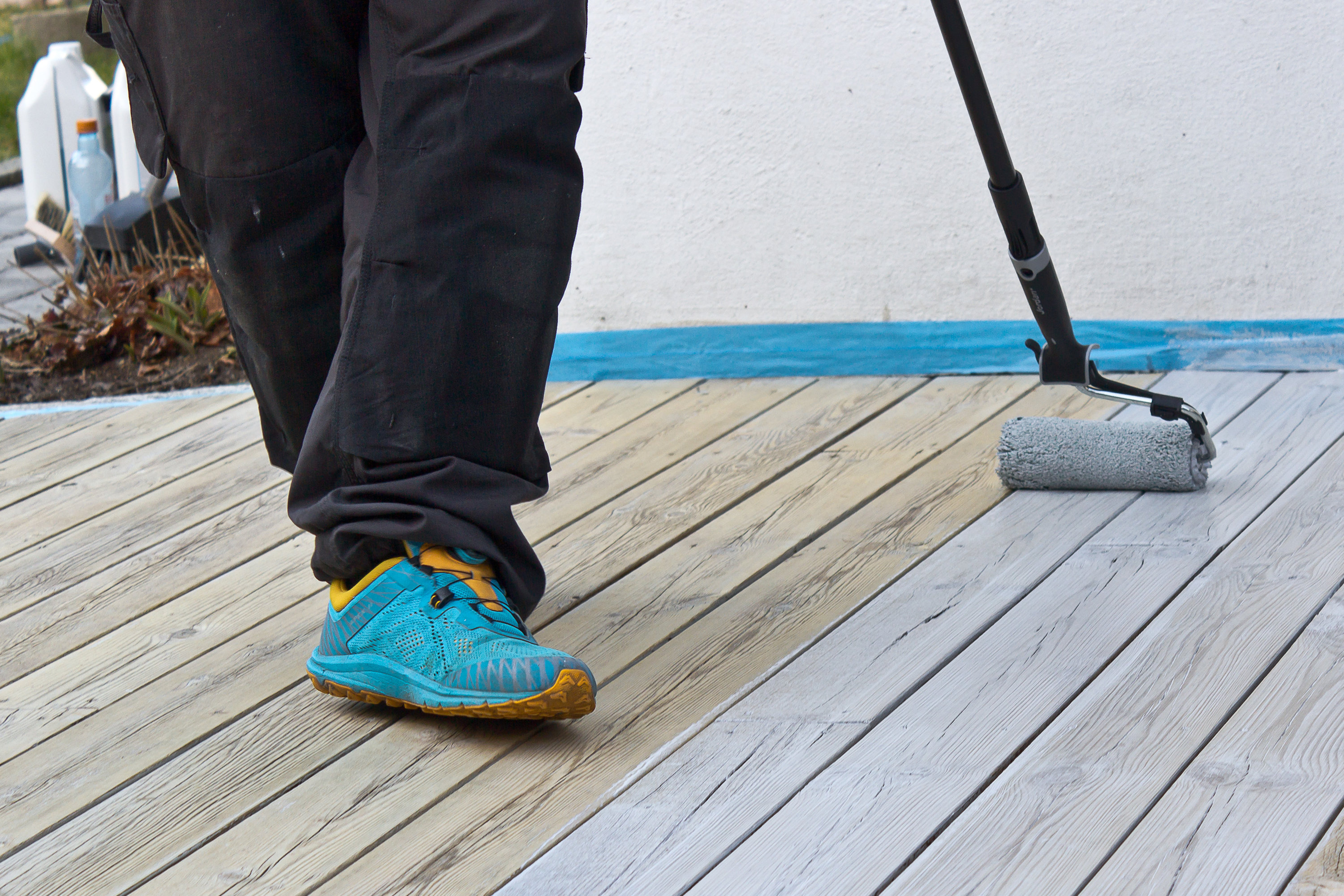 Slik beiser du terrassegulvet