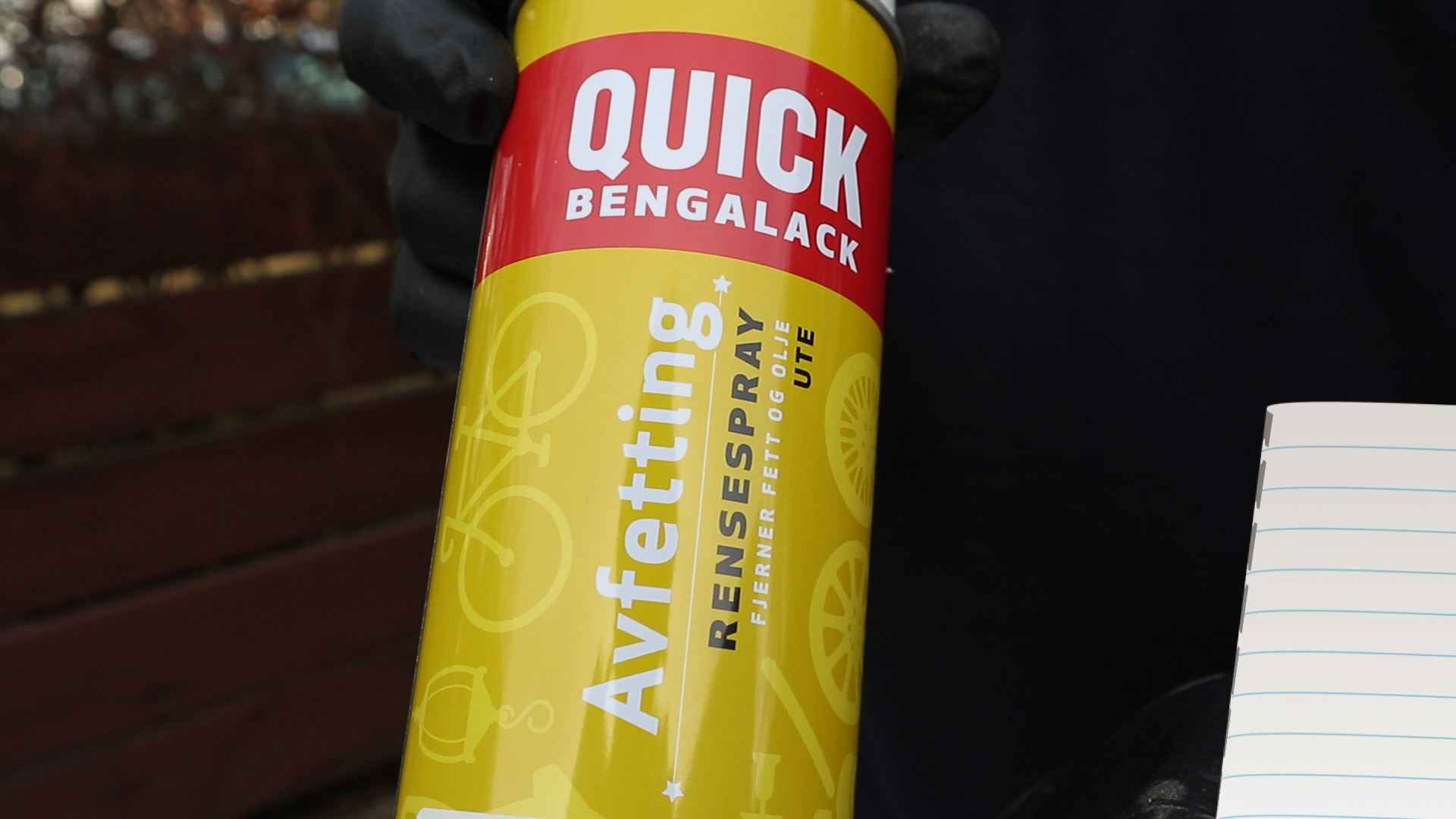 Quick Bengalack Avfetting på sprayboks