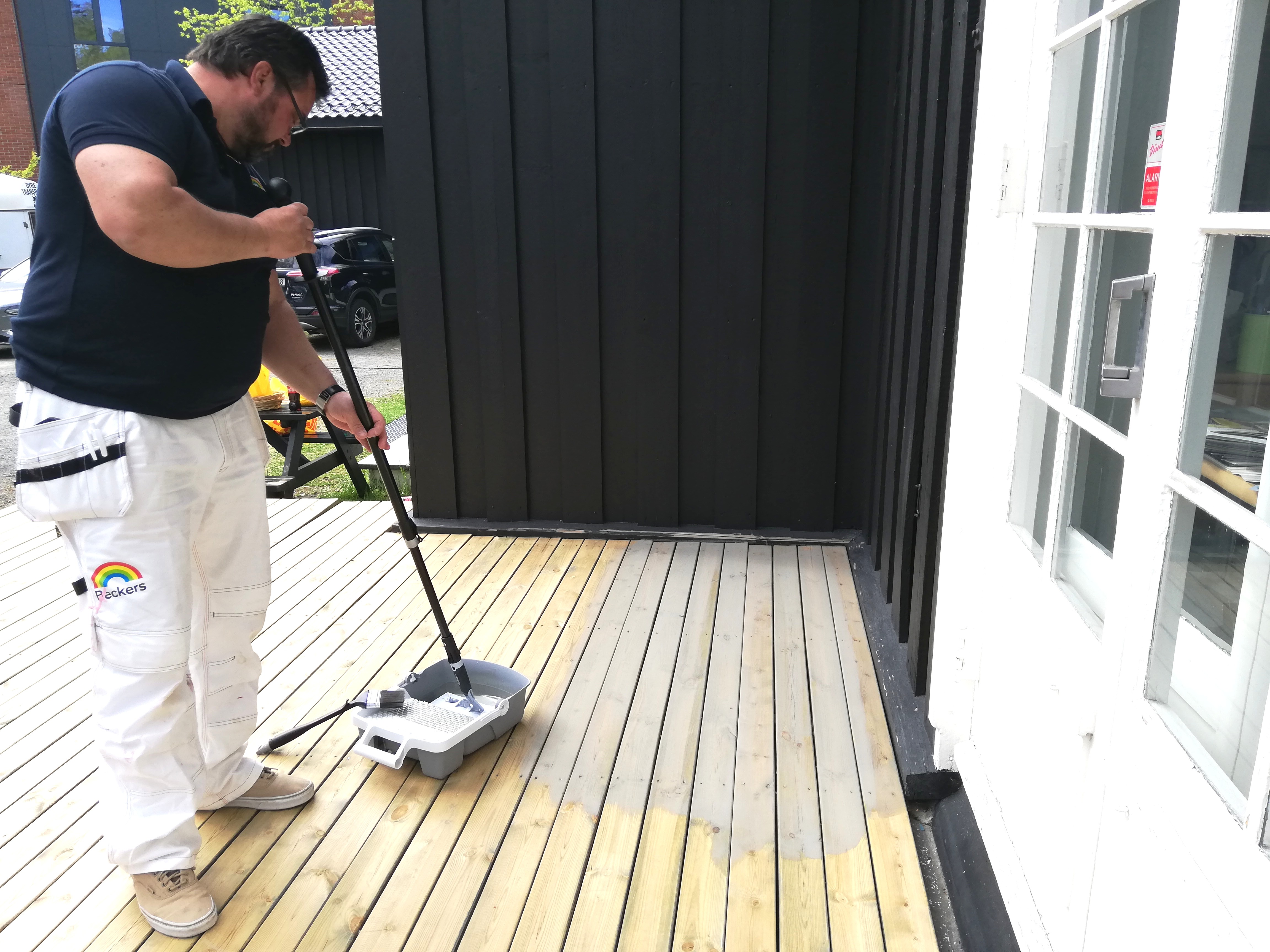 olje gir vannavstøtende flate 