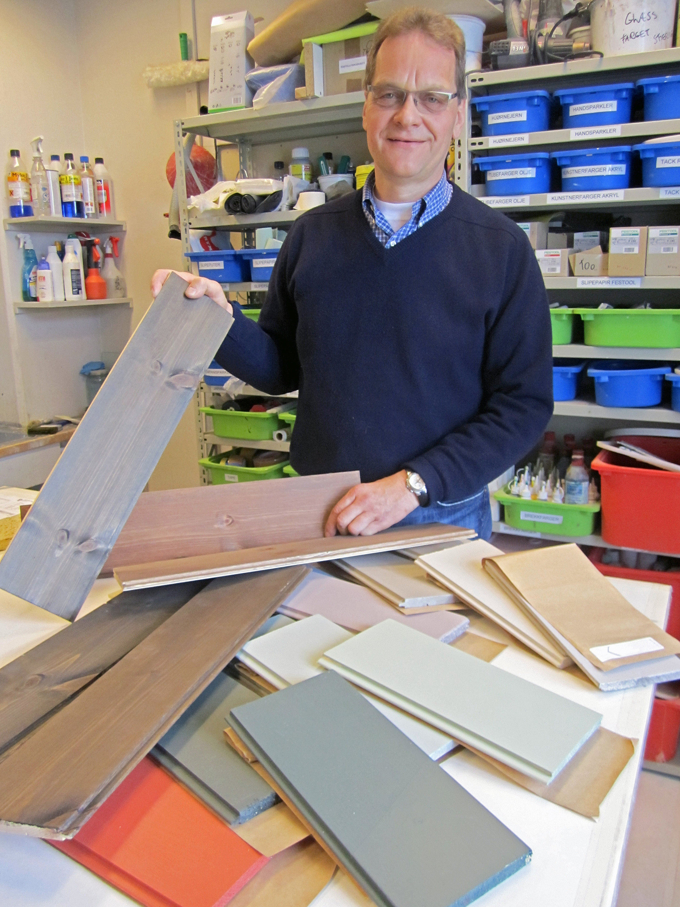 Prøveplater for maling