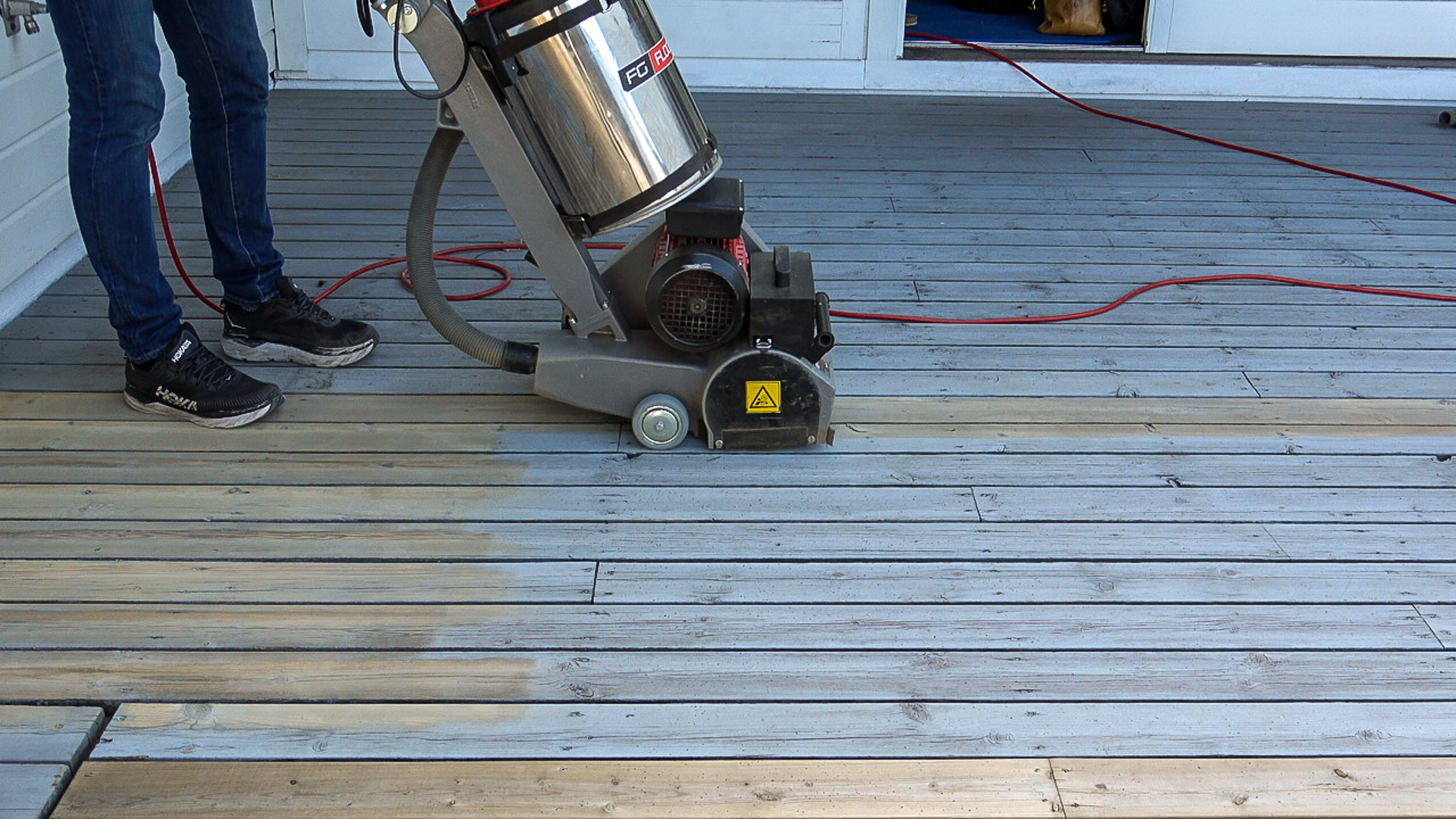 tørrsliping terrasse