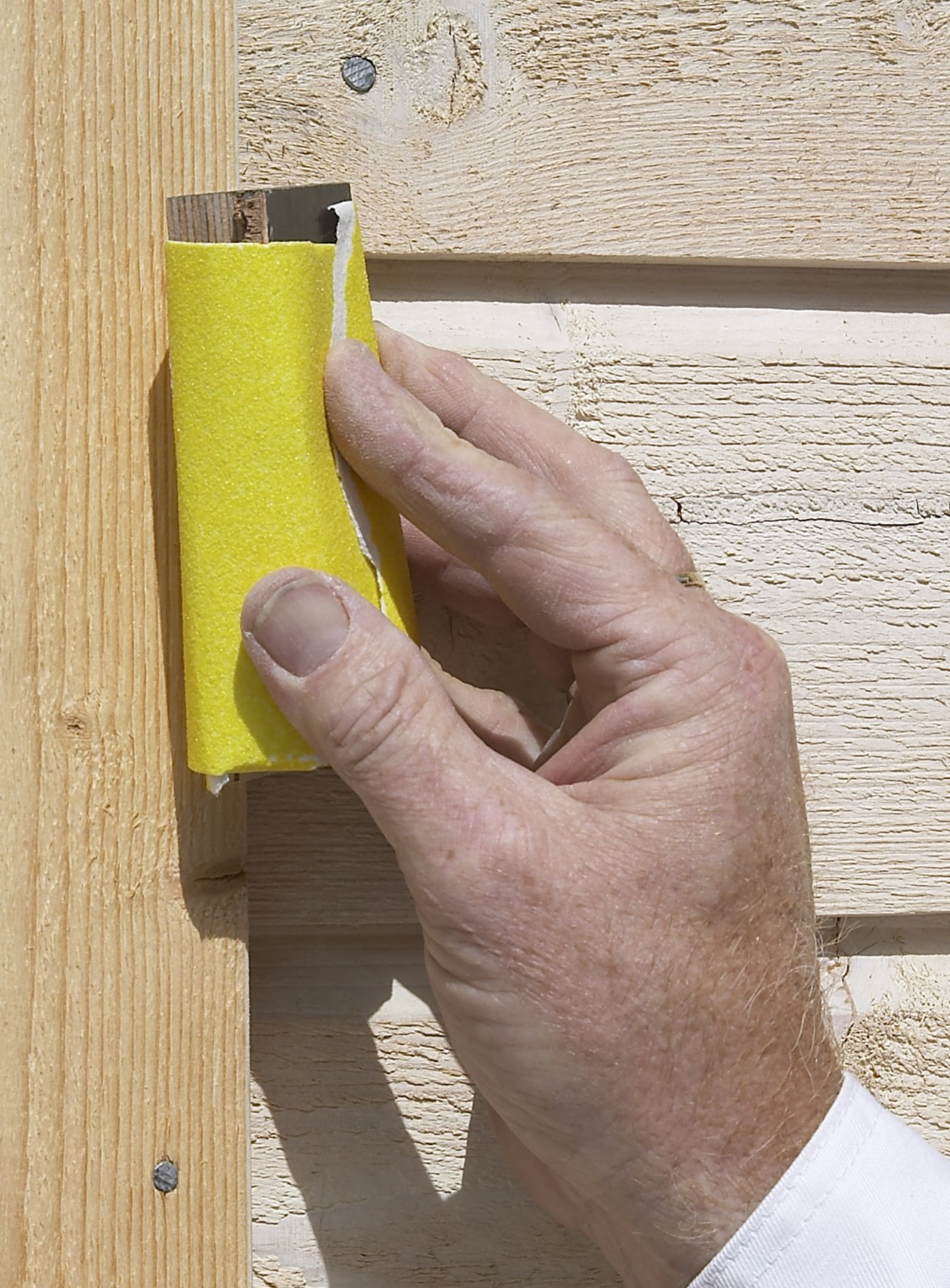 Slipepapir ubehandlet treverk