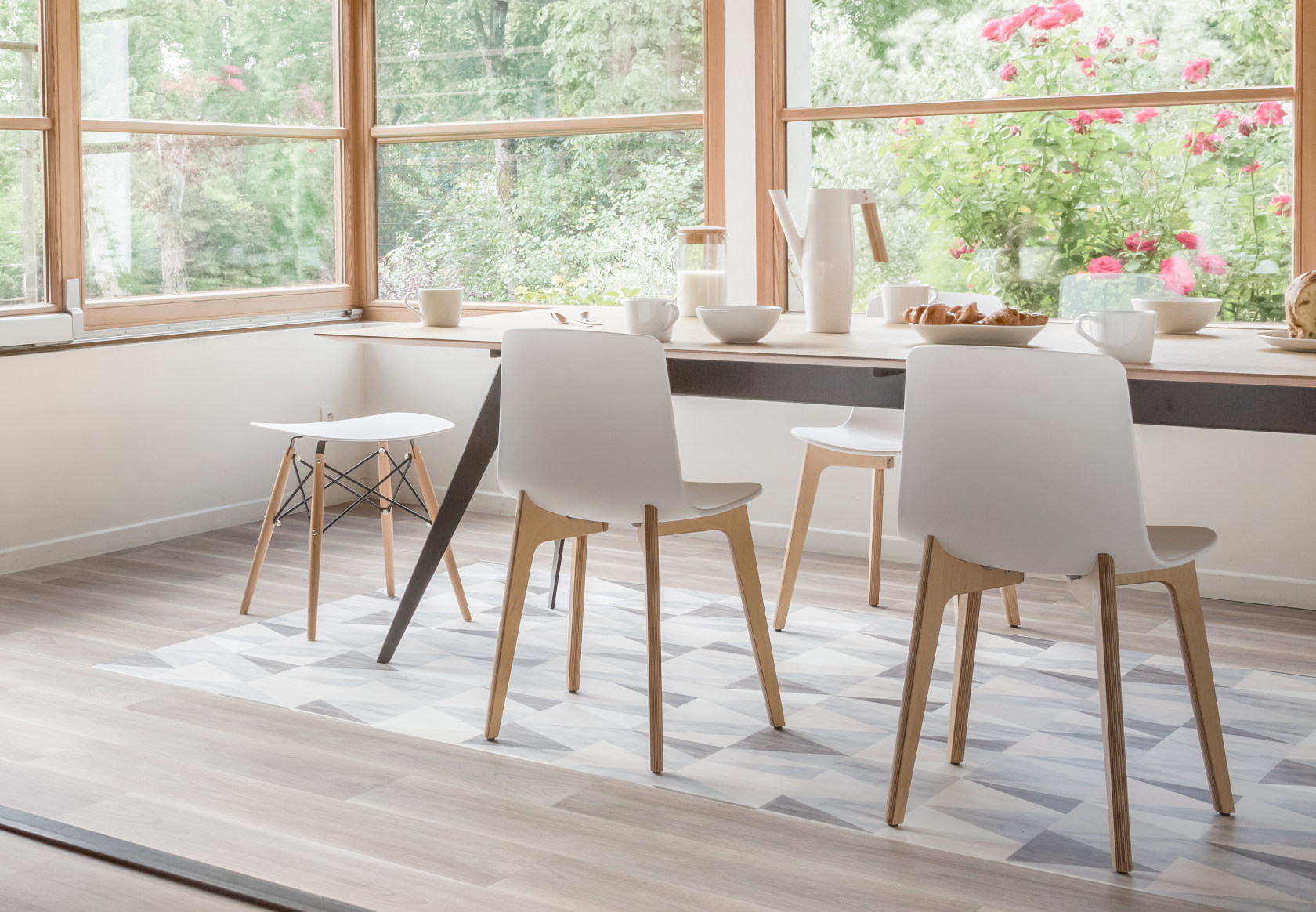 Kreativt design med vinylgulv