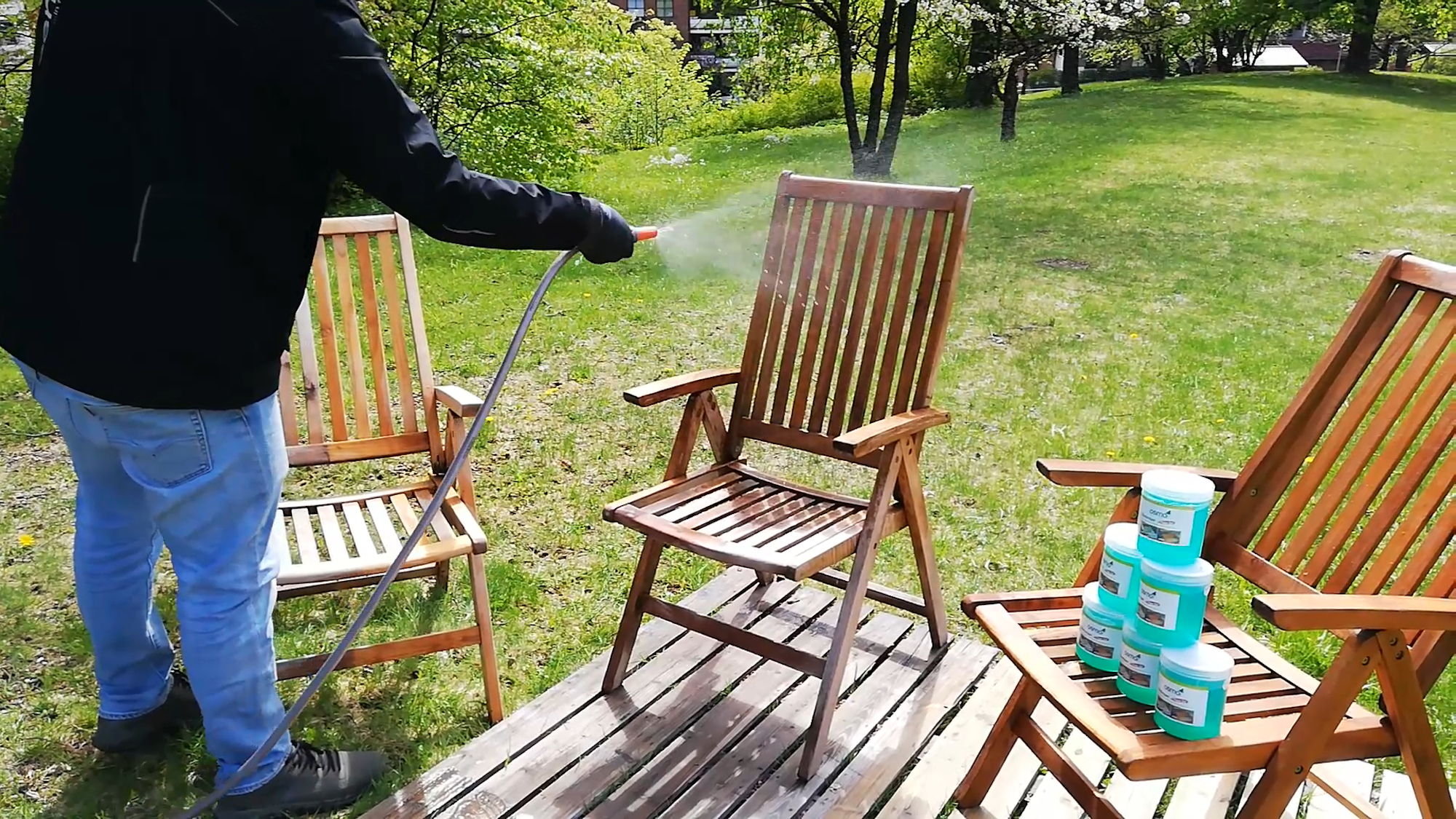 Slitt treverk blir som nytt