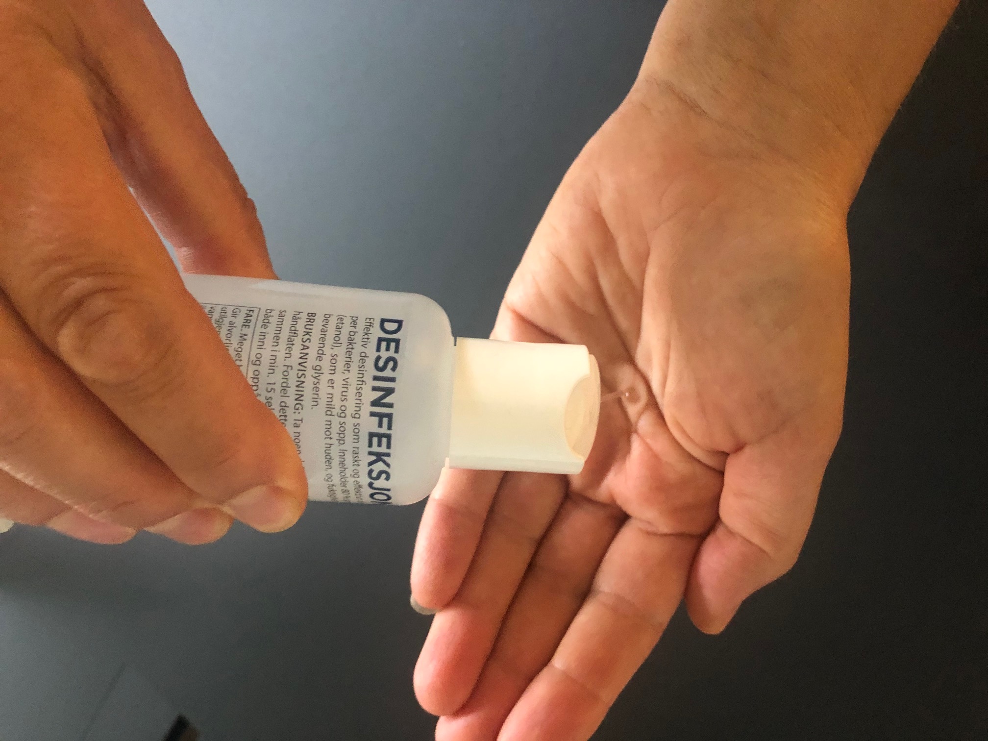 desinfeksjon som virker lenger