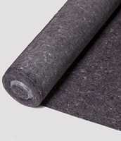 DEKKEFILT: Fleece-filt med plastbakside beskytter gulvet.