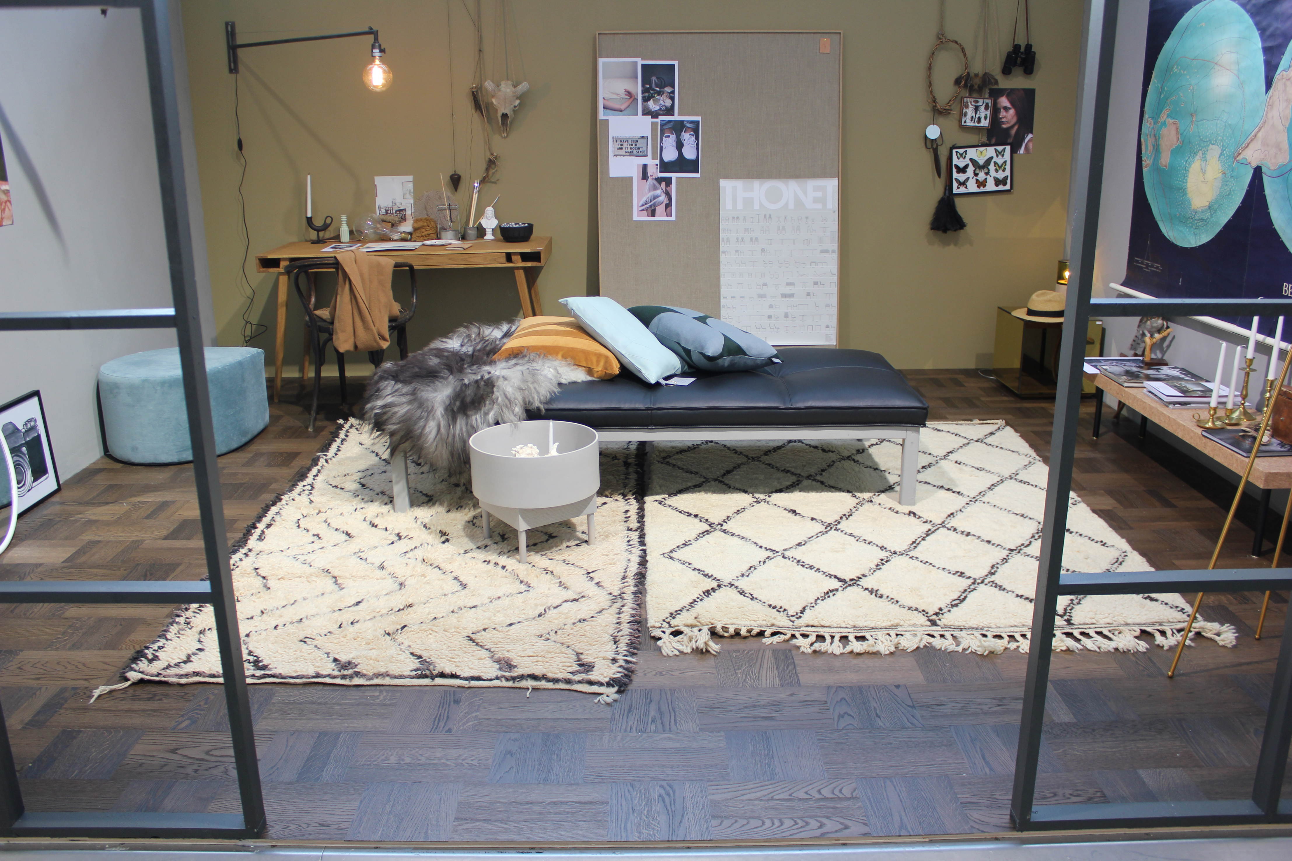 For Per Olav Sølvberg er historie og røtter viktig. Det viser han med ting og farger. Gulv: Noble Oak Wasa fra Tarkett sin Atelier-kolleksjon. 