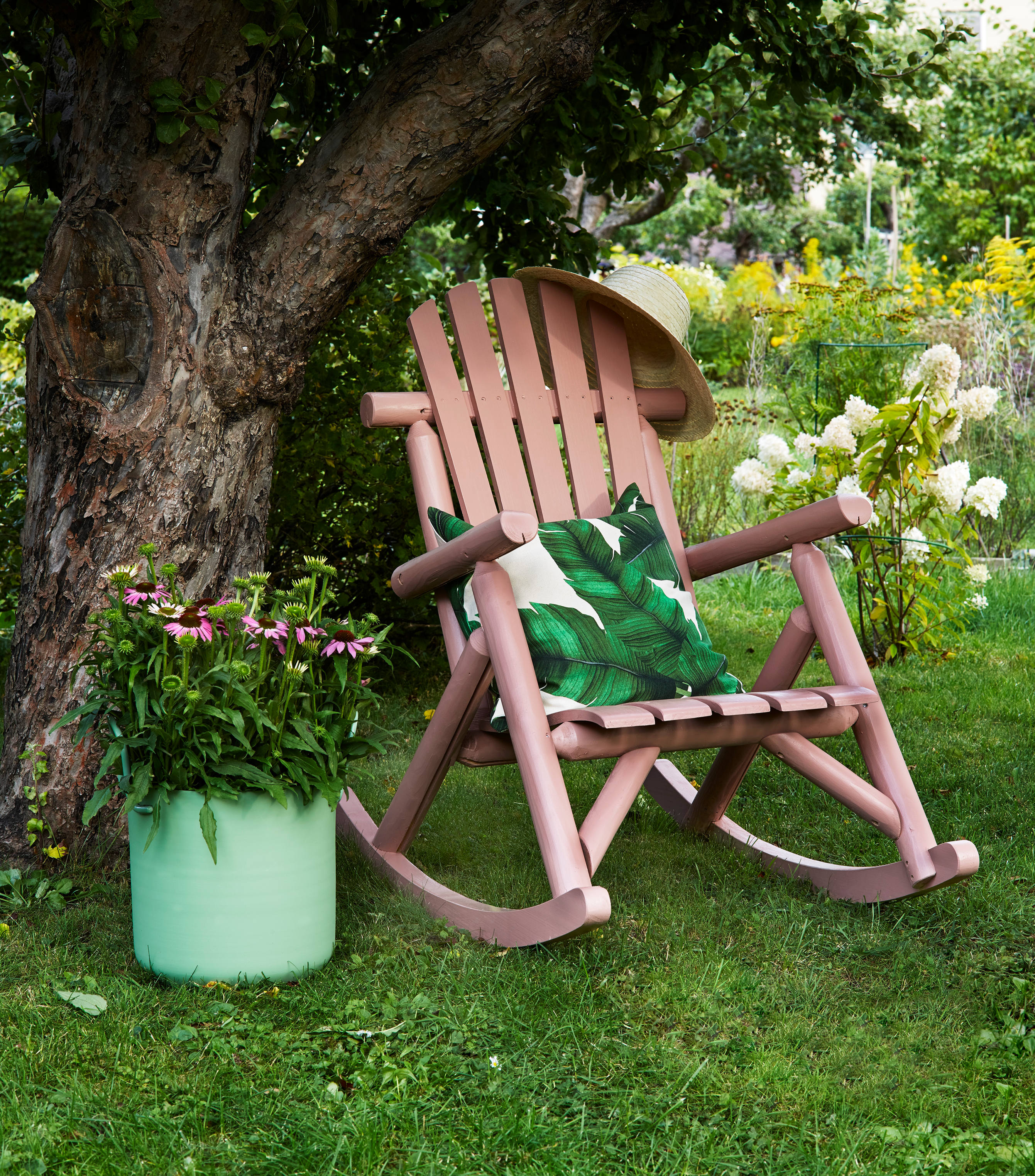 rosa hagestol grønt