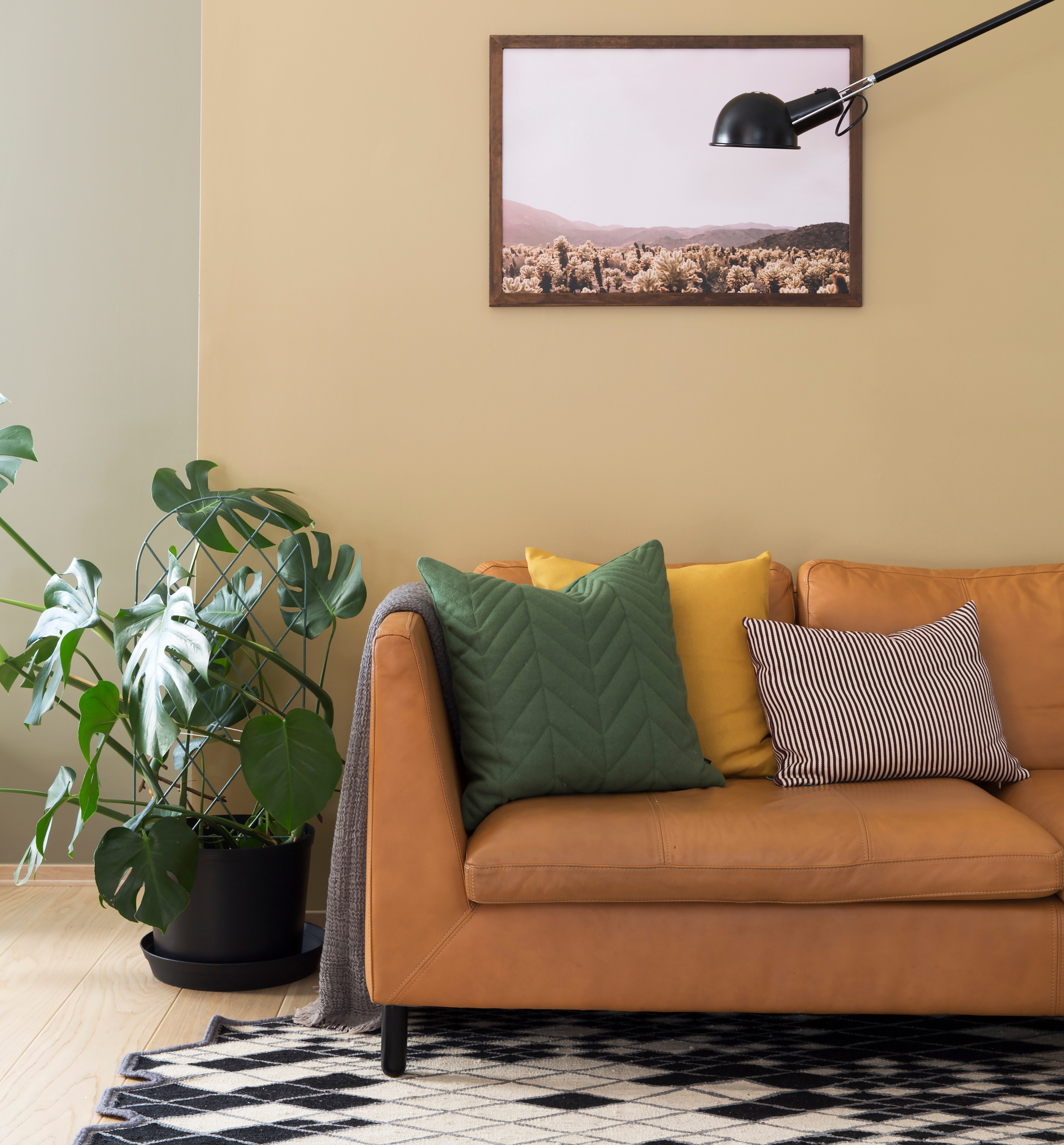 Sort som kontrastfarge