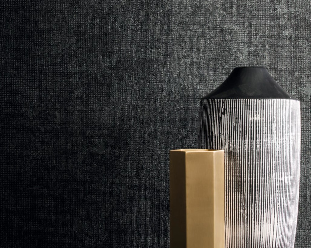 Sort tapet med struktur