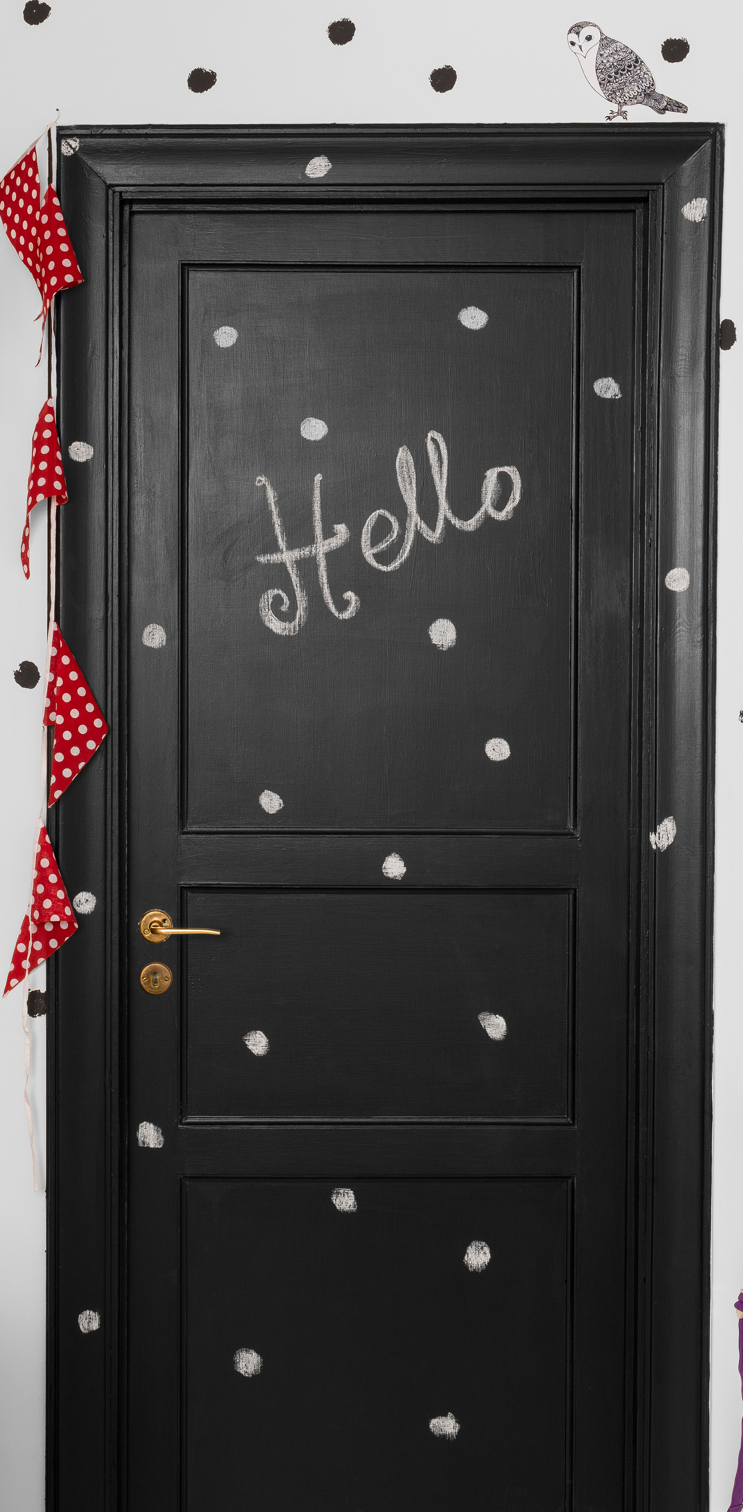 Med humor interiøret blir hjemmet personlig. 