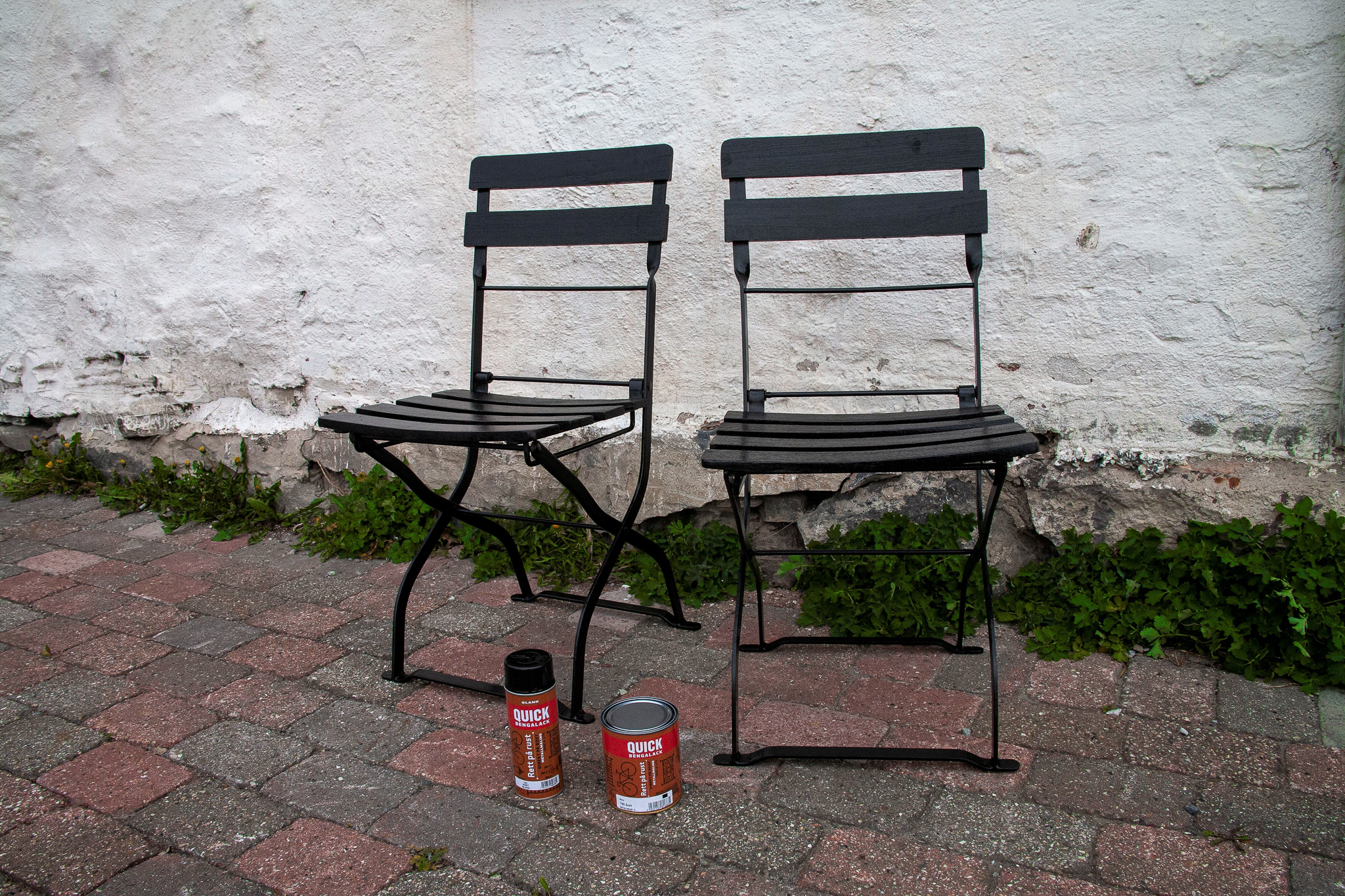 Stolene er rustfrie og freshe, og kommer til å leve lenge.