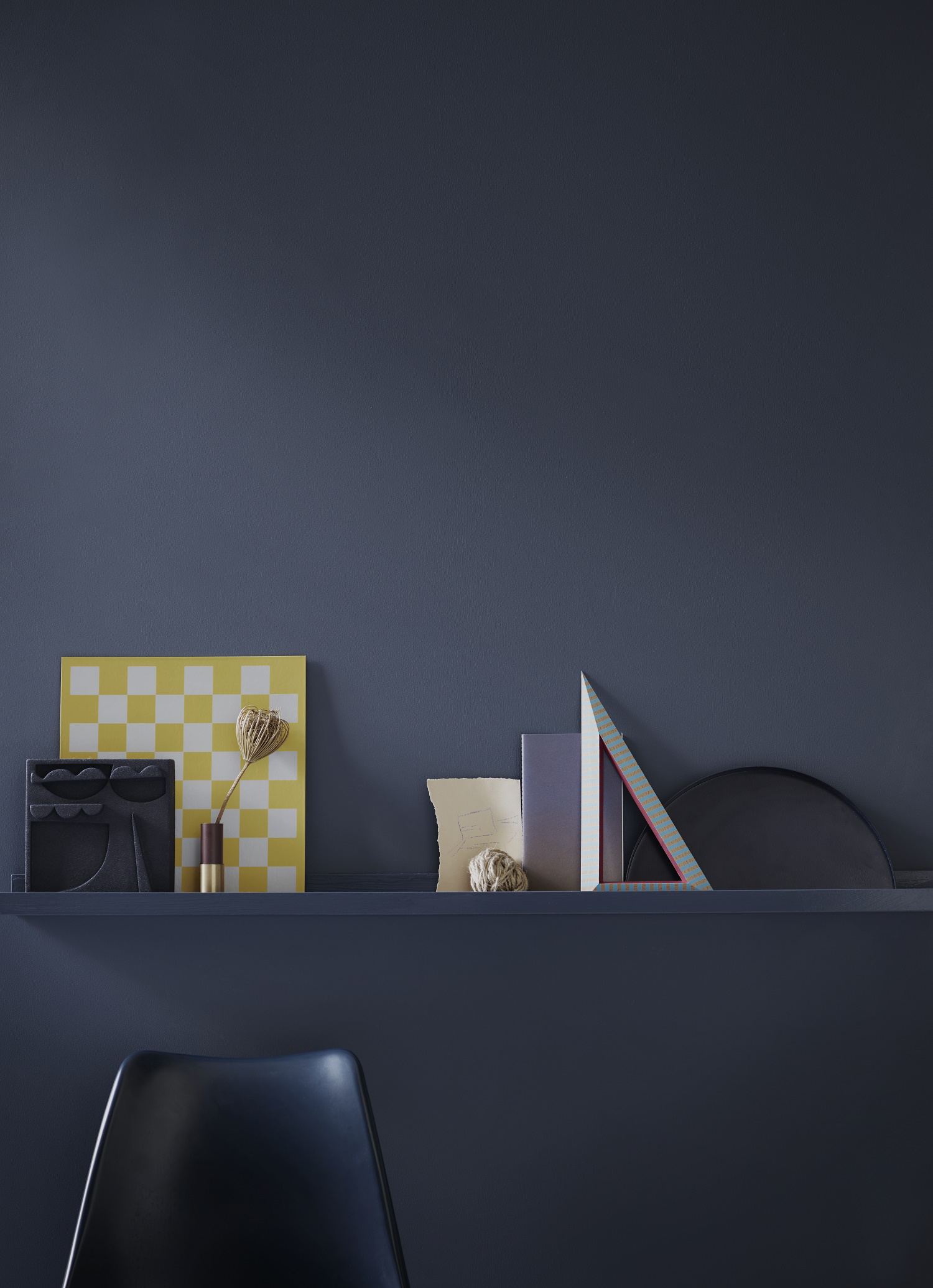 Blått på soverommet