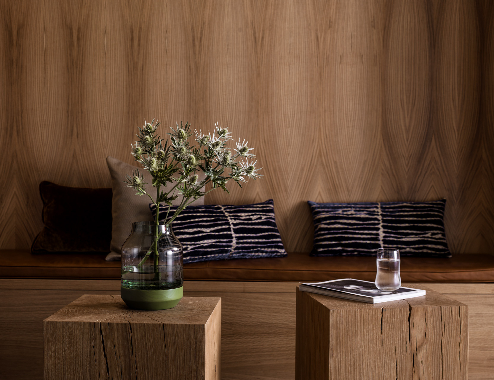 SPAFARGE:Hotellet The Thief ligger på Tjuvholmen i Oslo og er kåret til Norges beste hotell av Trip Advisors brukere, og eneste norske medlem av Design Hotels. Anleggets spa er moderne innredet med farger inspirert av norsk natur. (Foto: The Thief)