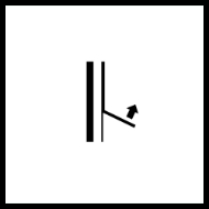 Tapetsymbol: Spaltbart tapet