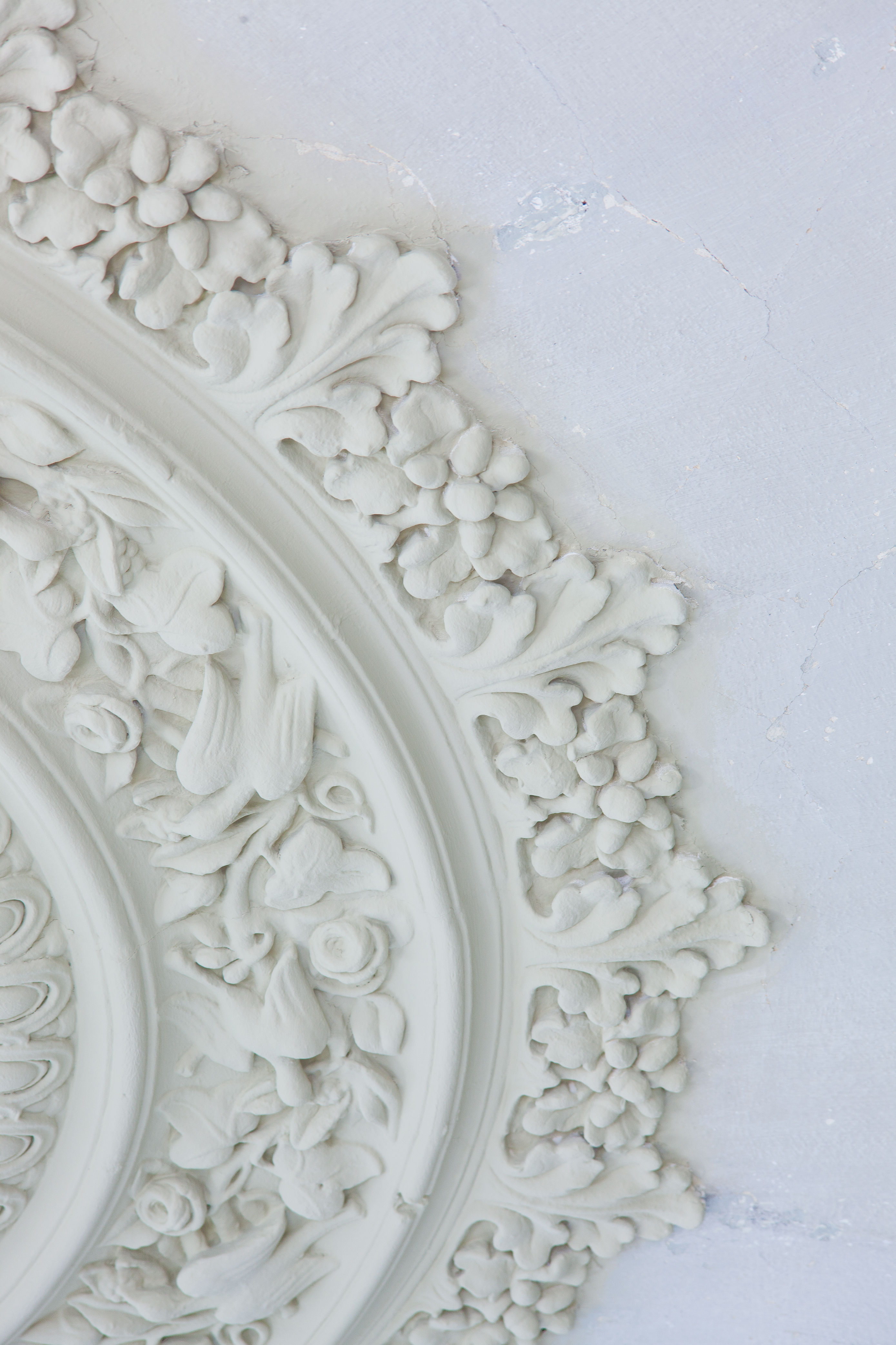 Stukkaturer i taket.