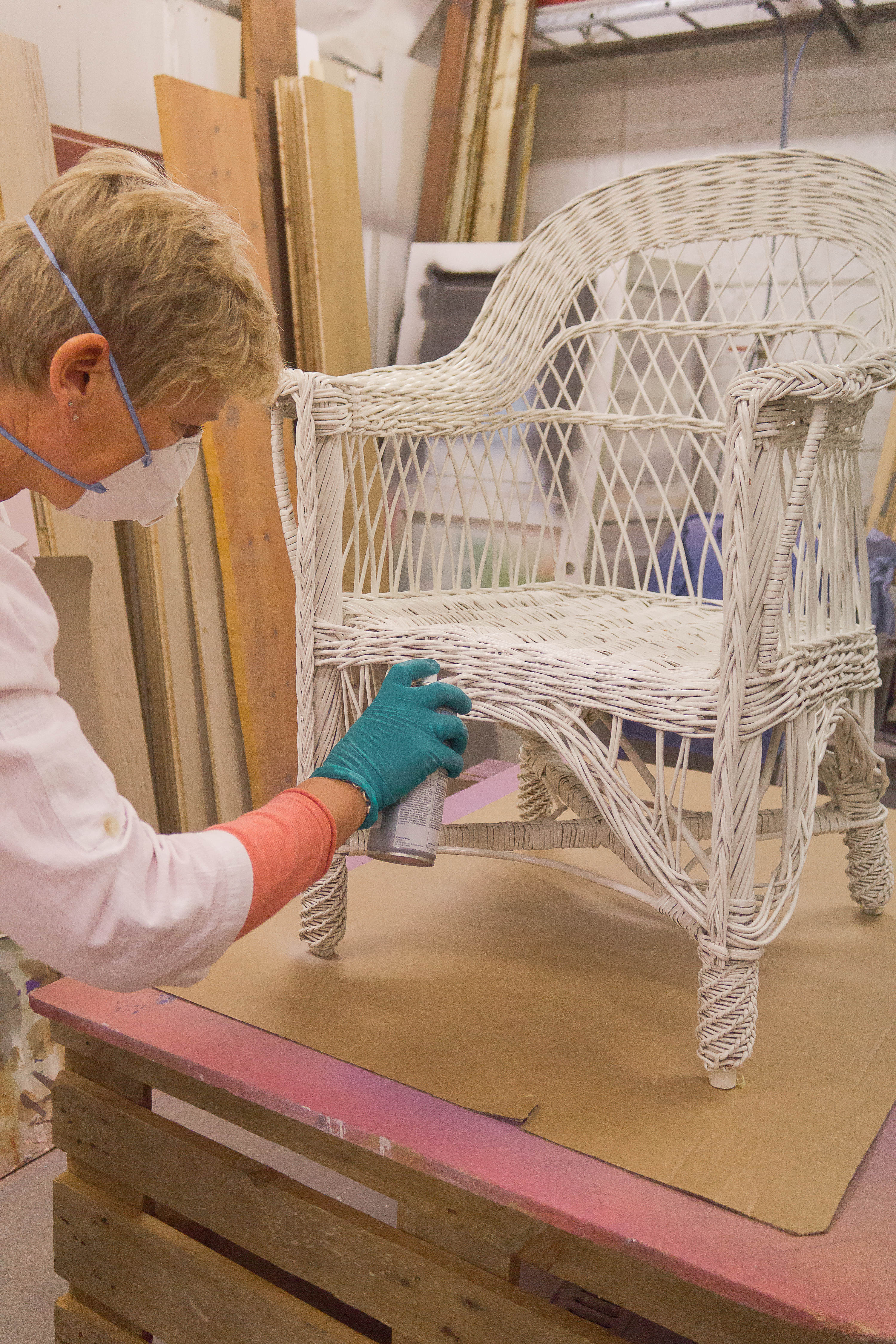 Slik kan slitte rottingmøbler bli som nye