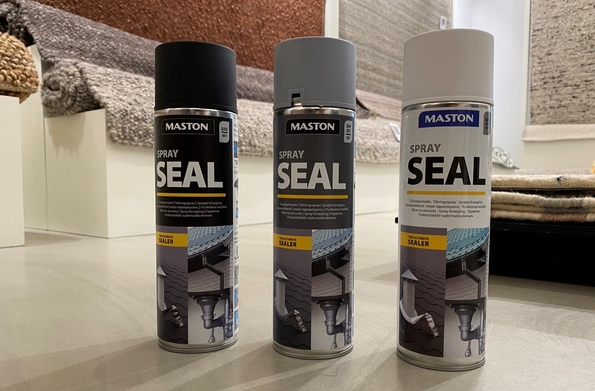 Tette hull med Spray Seal