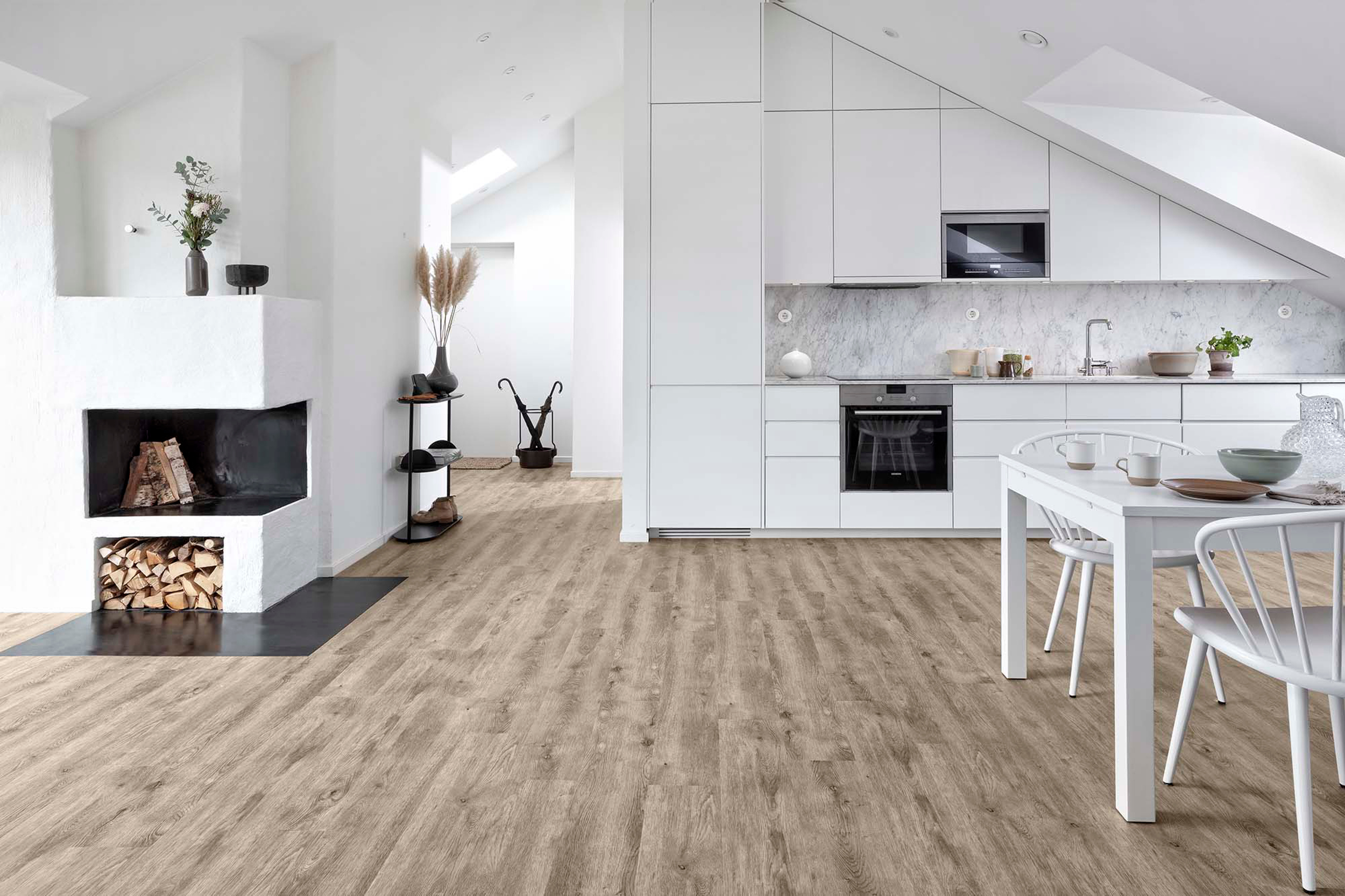 Stille gulv med klikk