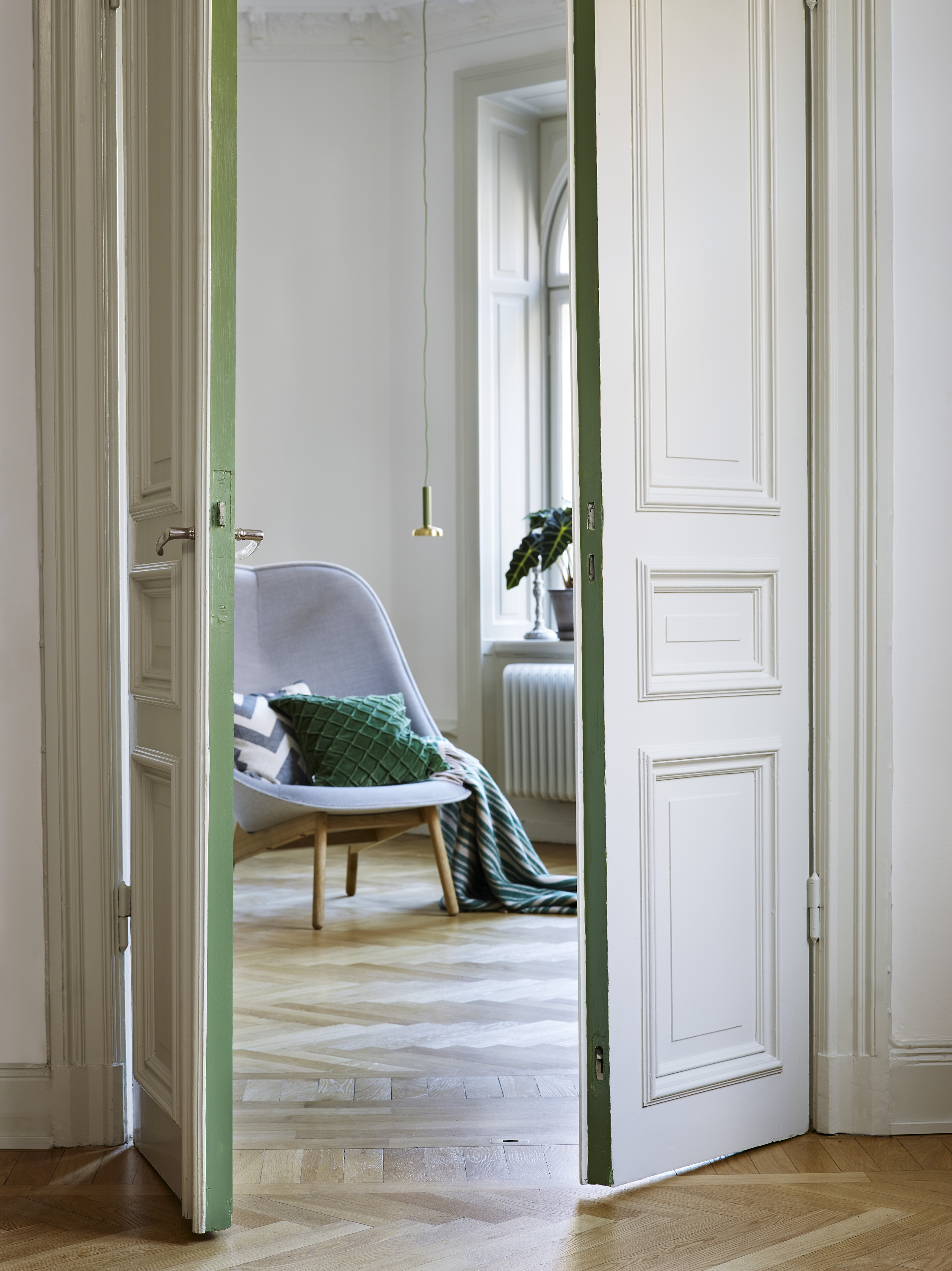 Mal innsiden av dørbladet