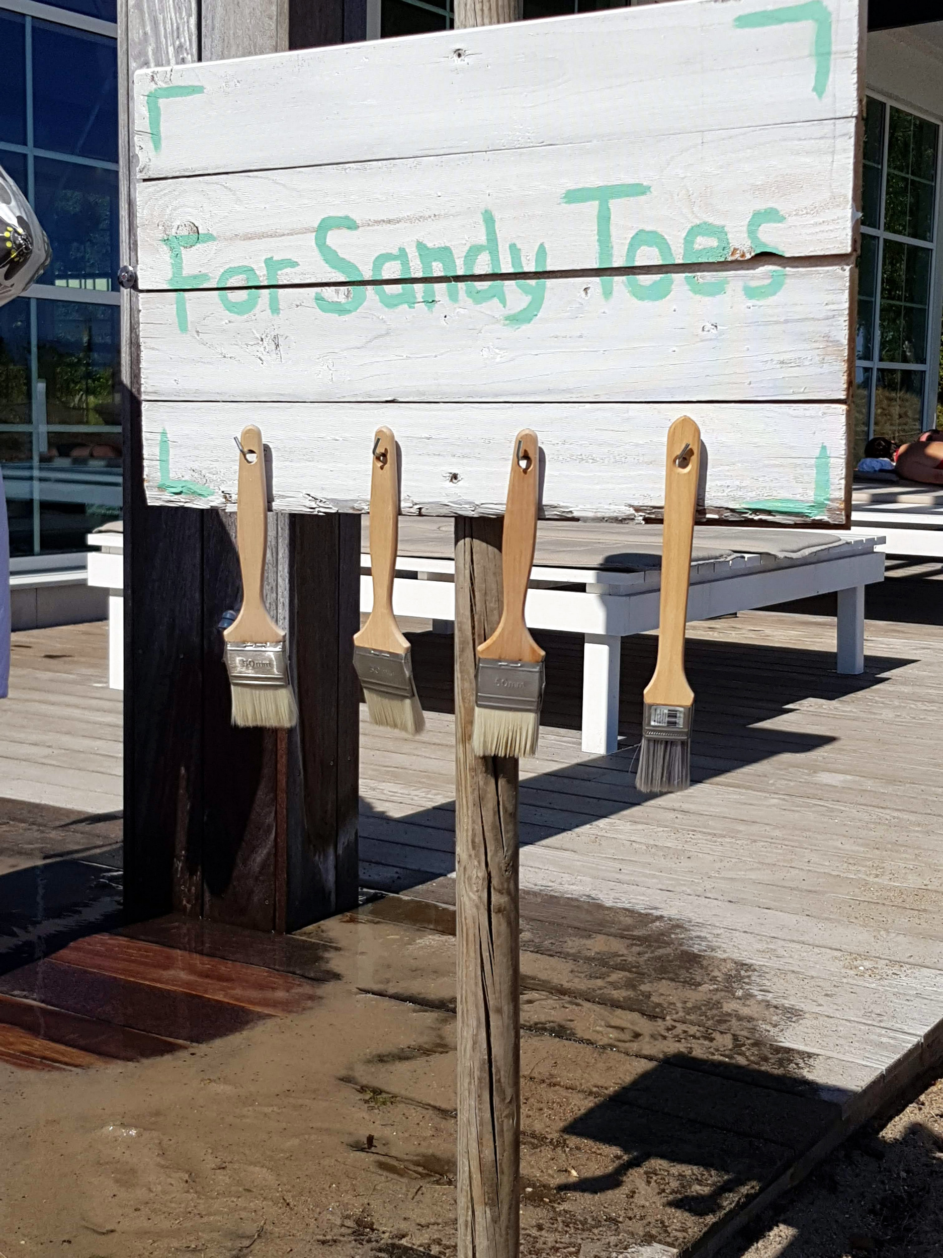 Malepensel på stranda