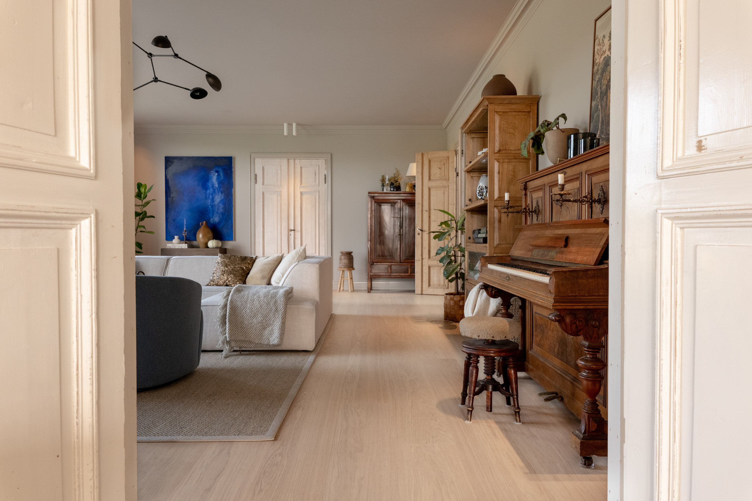 stue lyst gulv piano