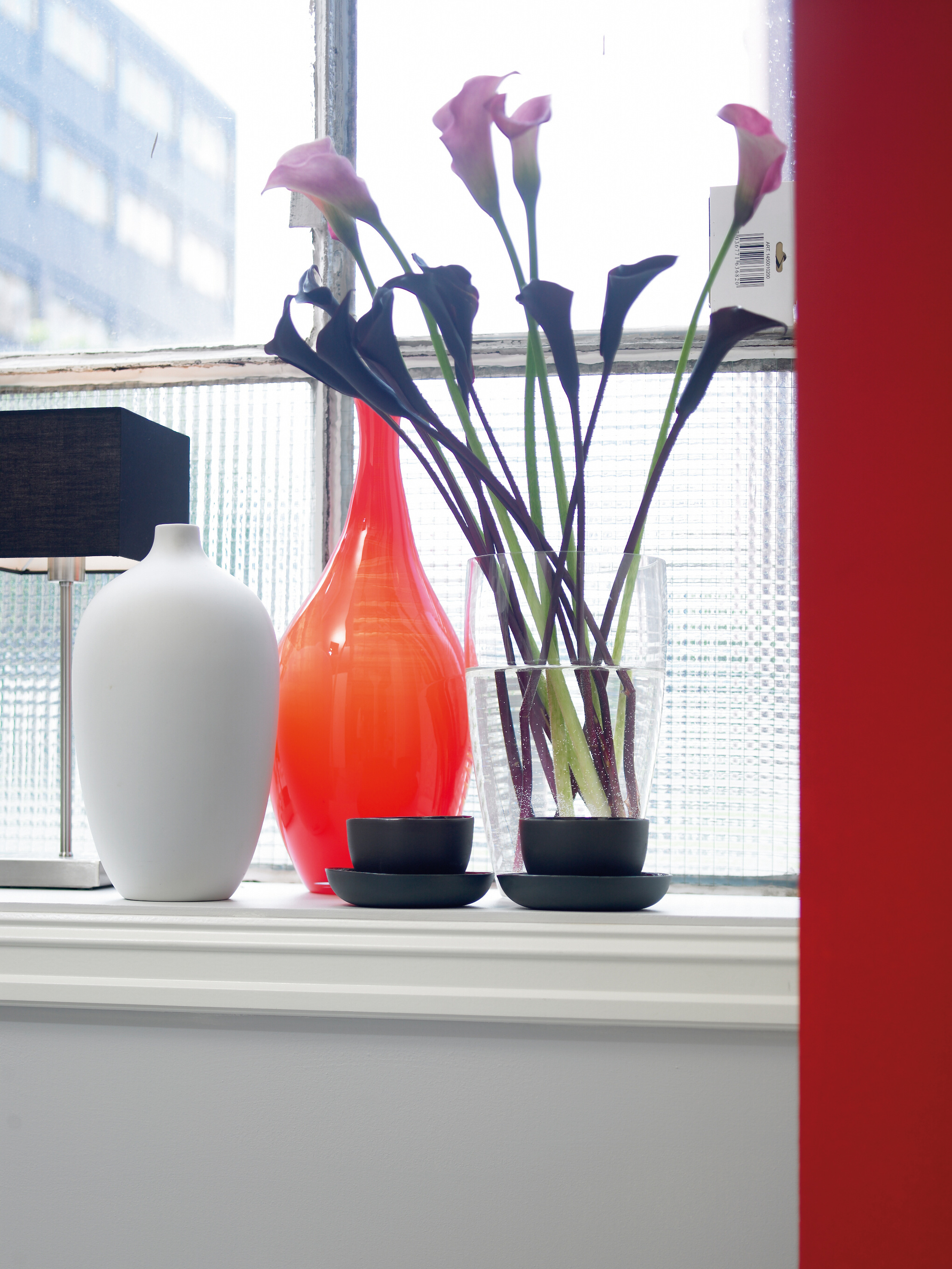 Det er bare i detaljene sterkt grønt og rødt møtes – full fargestyrke skaper flott effekt.