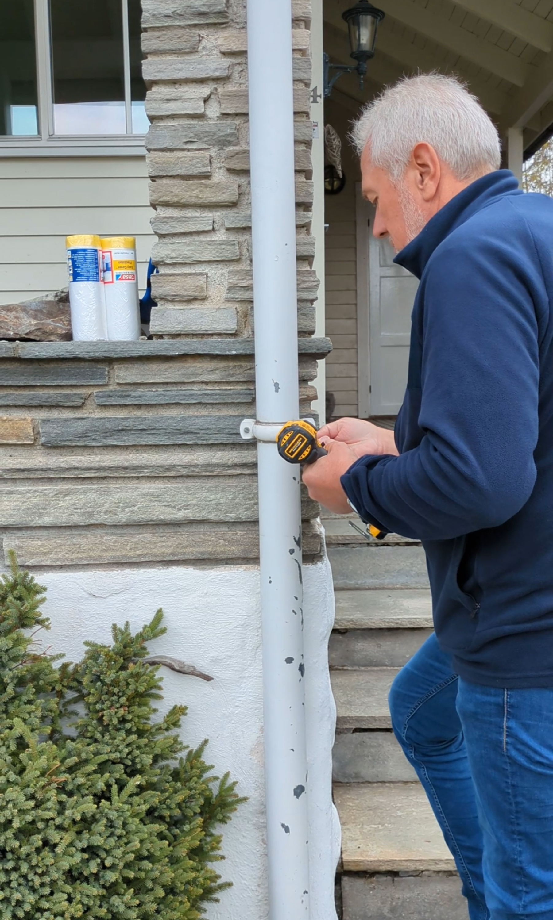 Demontere nedløpsrør