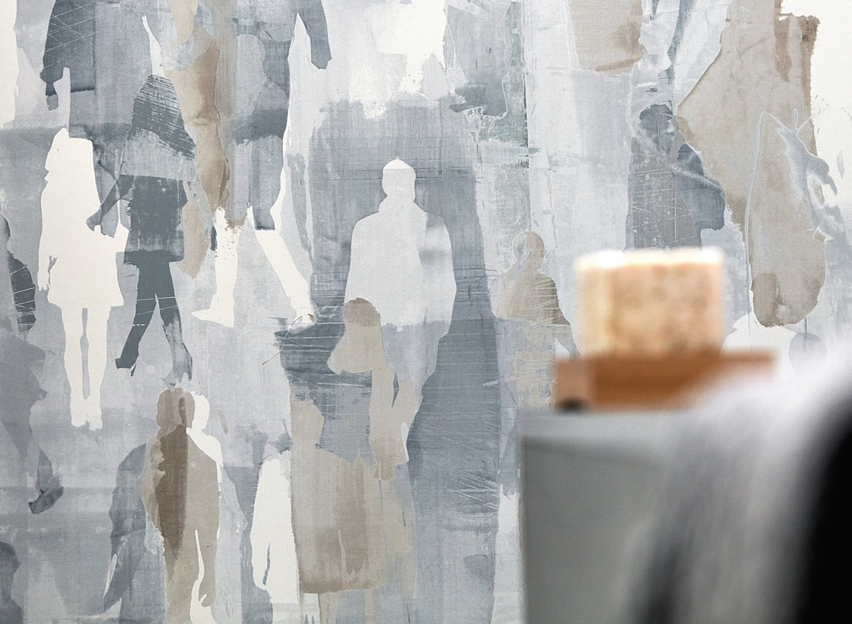 Harlequin-tapet i entreen