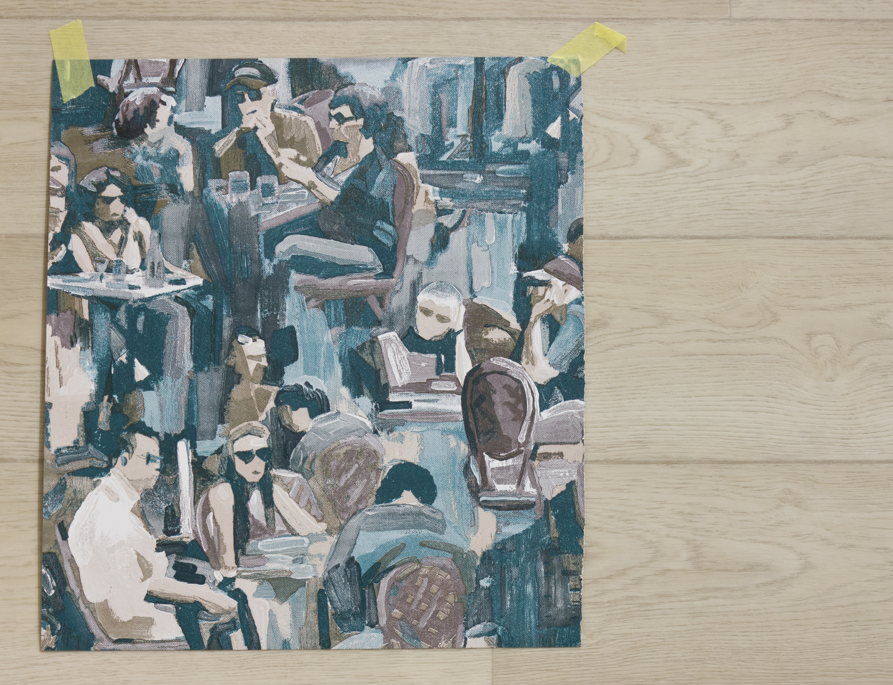 TAPET OG GULV: En god start. Tapet fra kolleksjonen Wunderkammer fra Storeys. Gulv fra  (Foto: Mari Rosenberg/ifi.no)