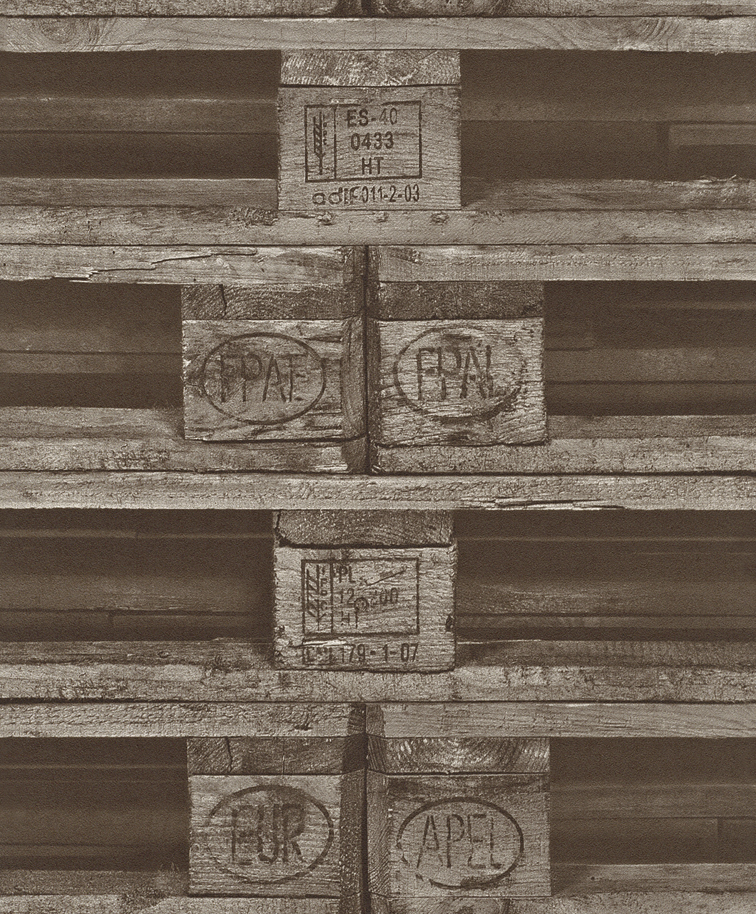 Dette vinyltapetet fra kolleksjonen Factory Style/Borge har både utseende og kvaliteter som tåler litt medfart.