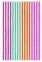 Boogie Woogie: Et oppløftende stripe i stripe mønster i en strålende fargepallett.