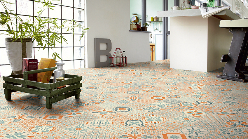 Vinylgulv med en touch av Marokko