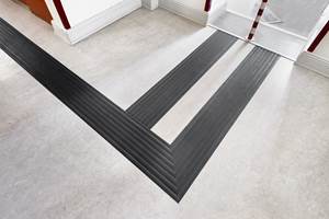 Tarketts taktile kan bli innfelt i eksisterende belegg eller i forbindelse med legging av nytt gulv, og den kan sveises eller fuges til gulvet. 