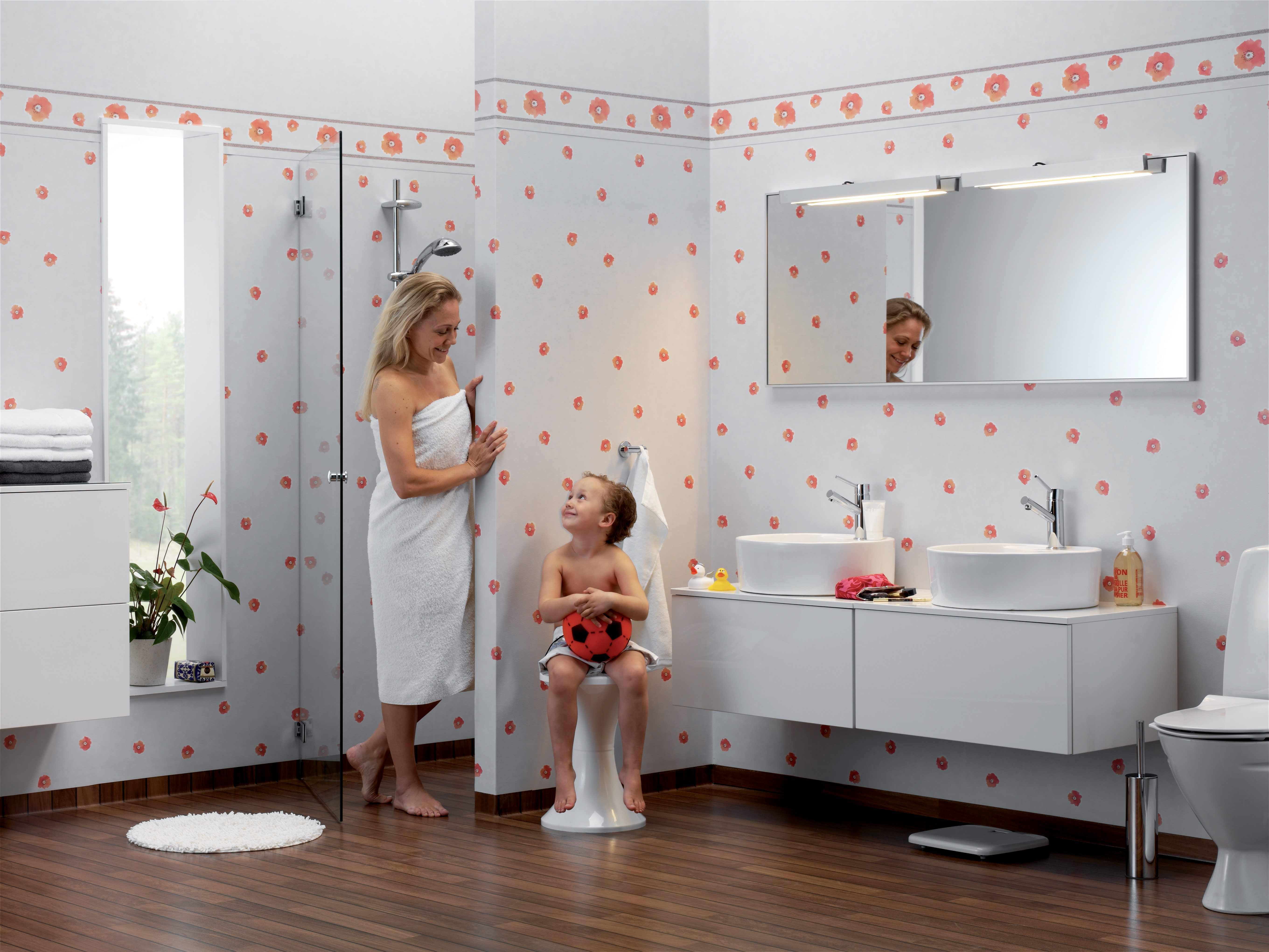 Malt betonggulv - ingen god løsning på badet