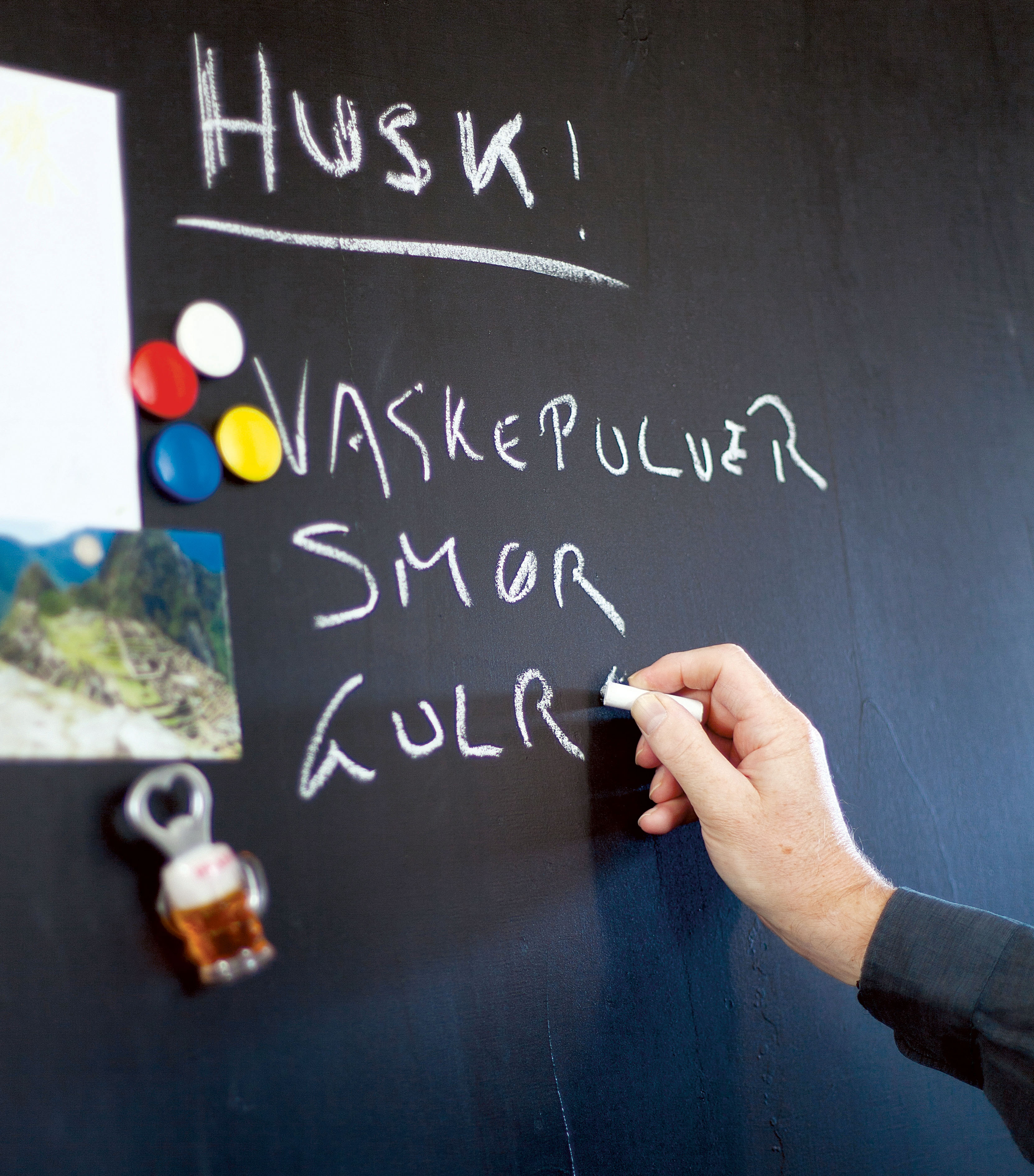 Mal en magnetisk tavle