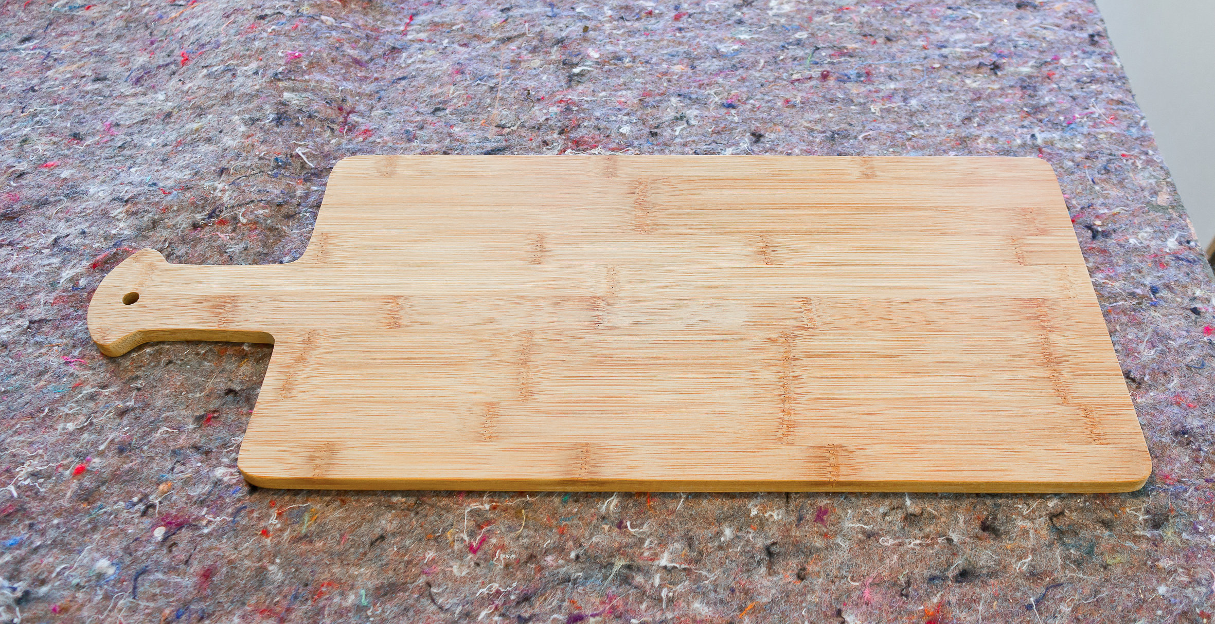 Trefjøl i bambus skal bli serveringsbrett!