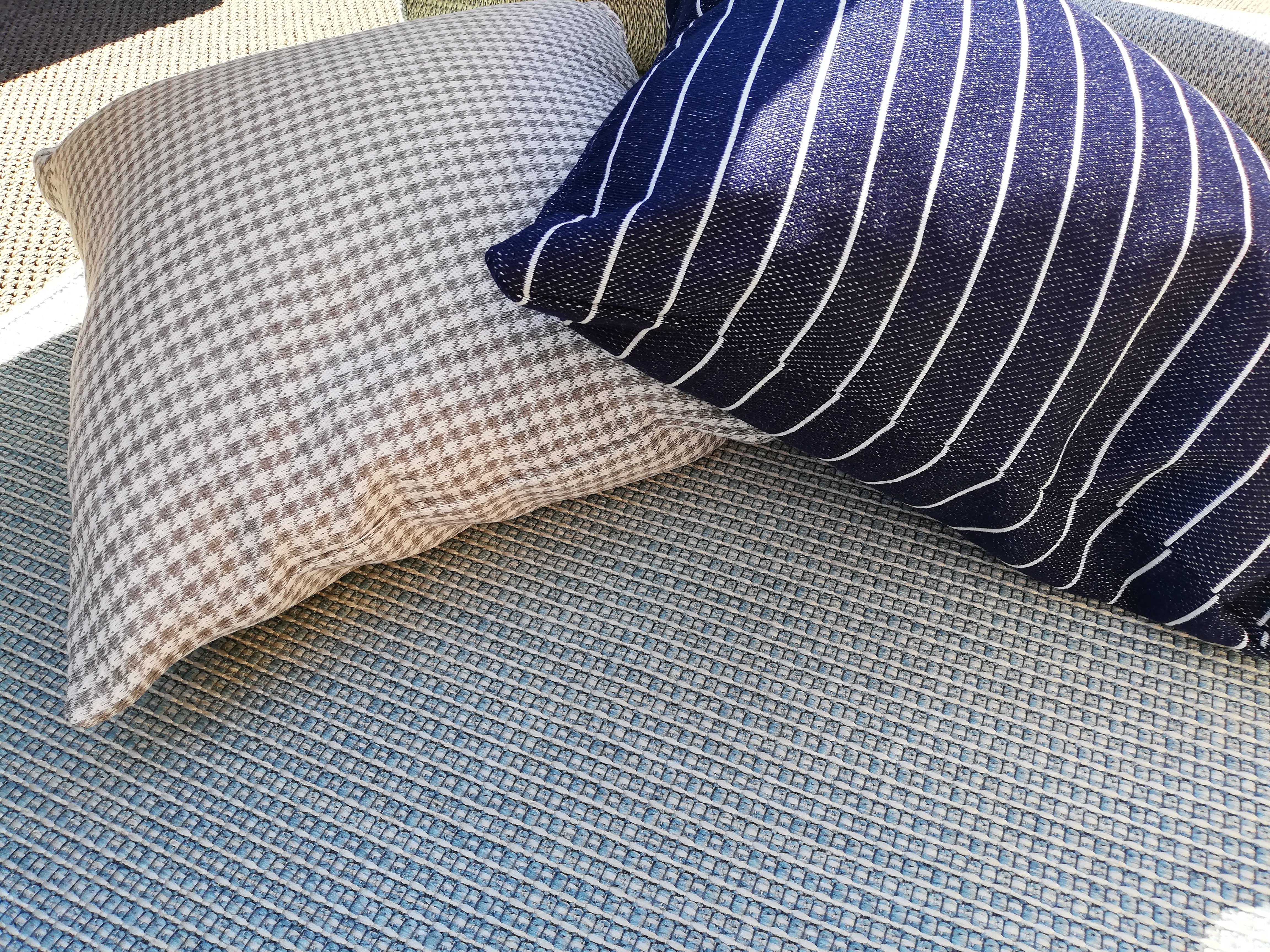 maritim stil med blått og turkis