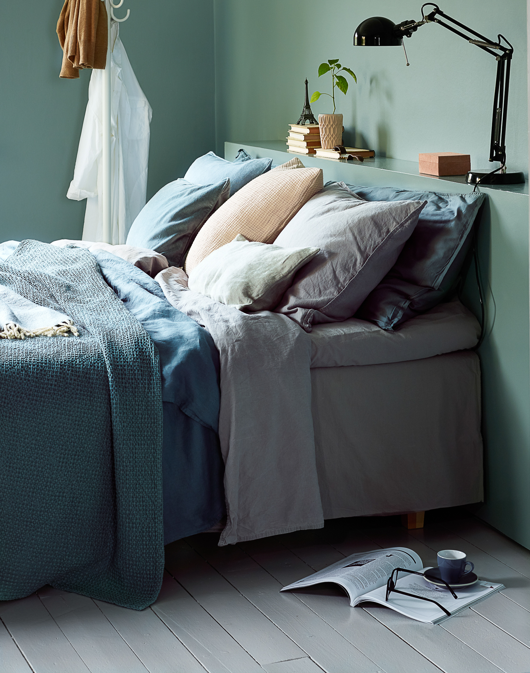 Harmonisk og rolig soverom