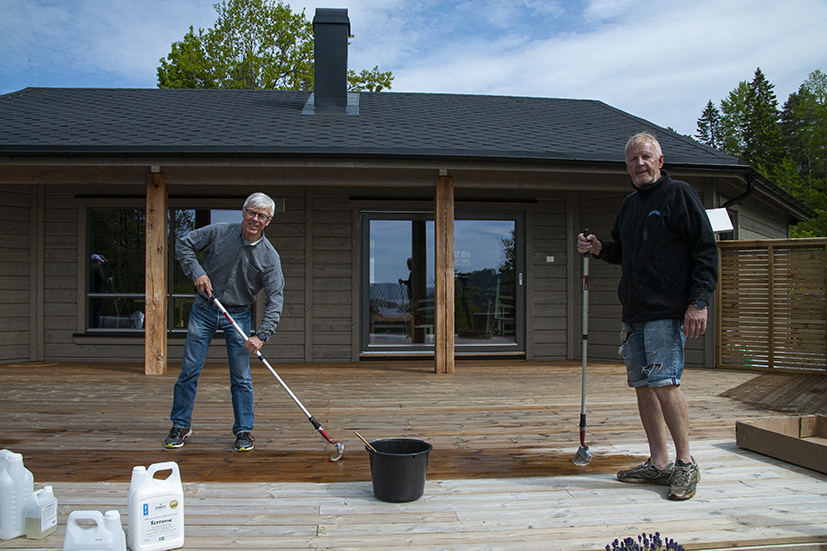 Terrasse behandlet med Sioo:x