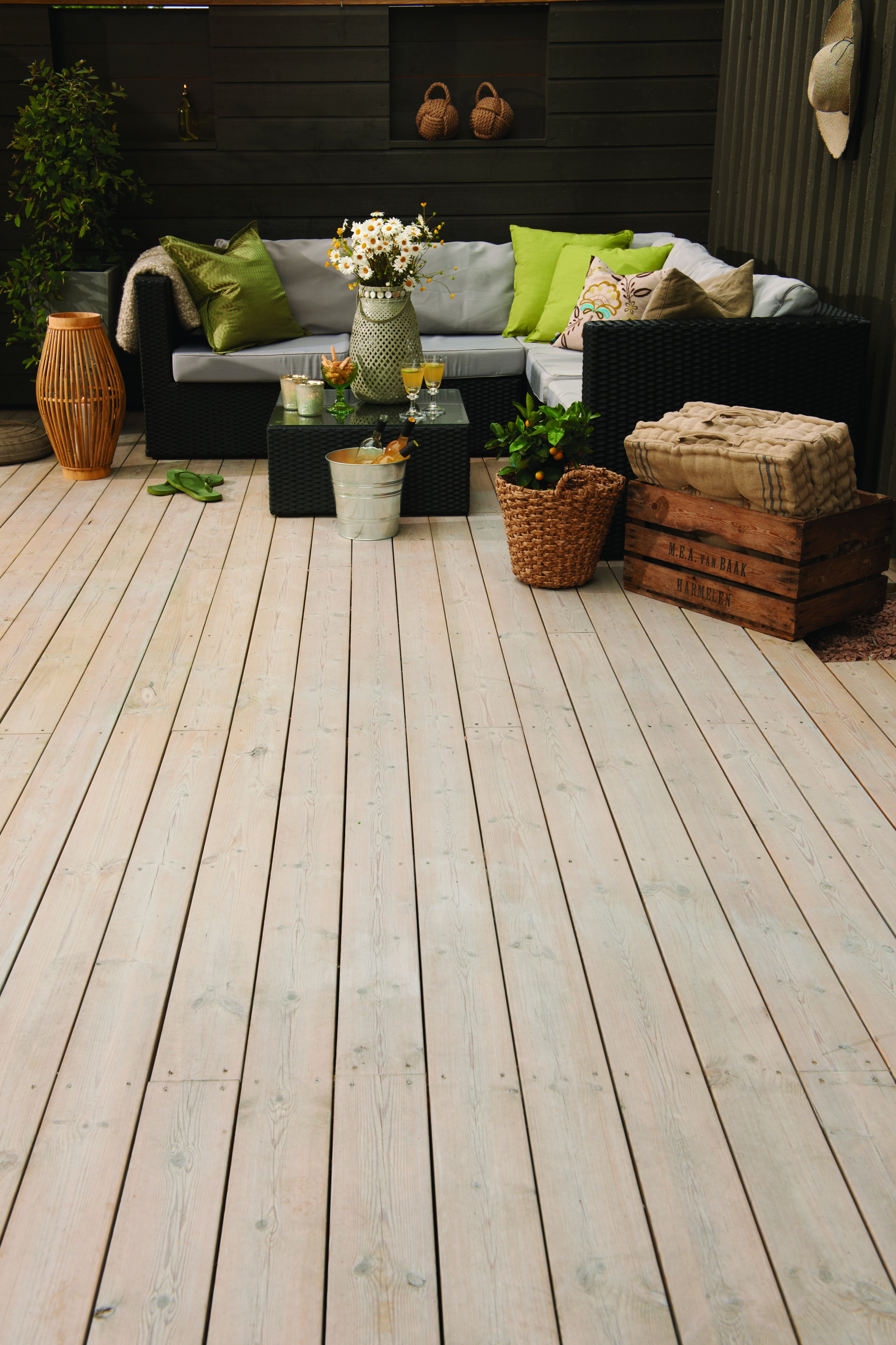 Beisen p&aring;f&oslash;res i ett str&oslash;k, som ofte er nok for &aring; gi en fullgod beskyttelse. Foto: Butinox