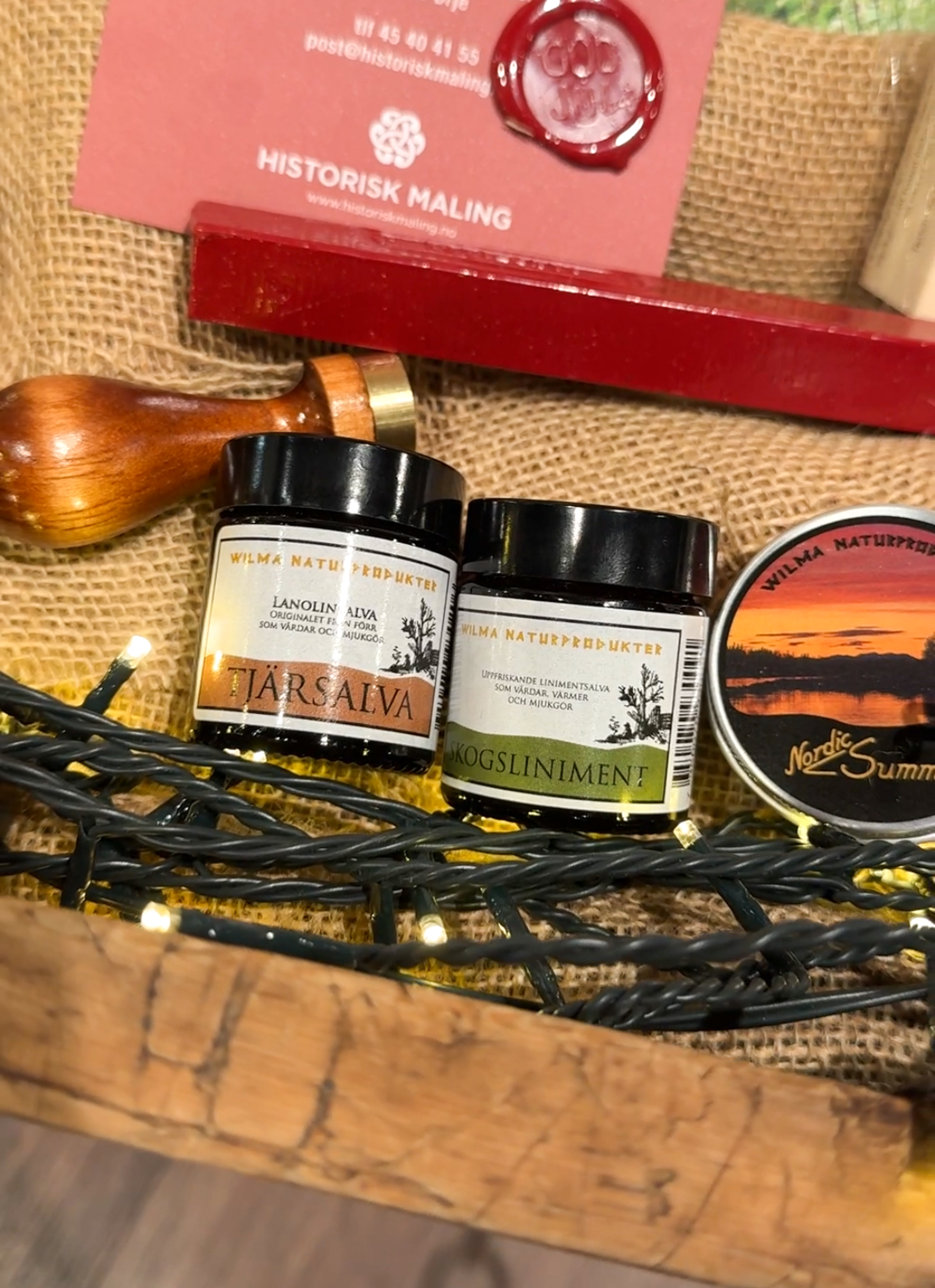 Tjæresalve til sår og hudirritasjon.