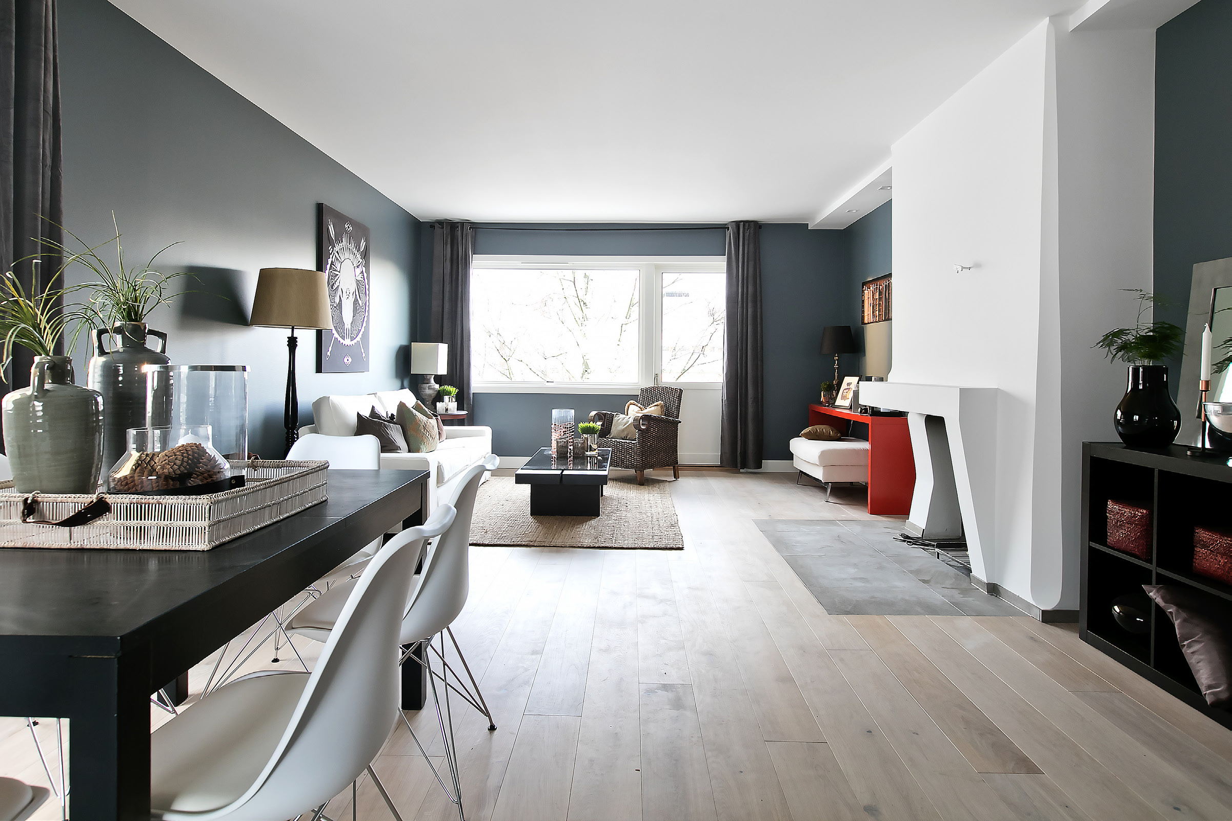 Malerne som konkurrerer med farger